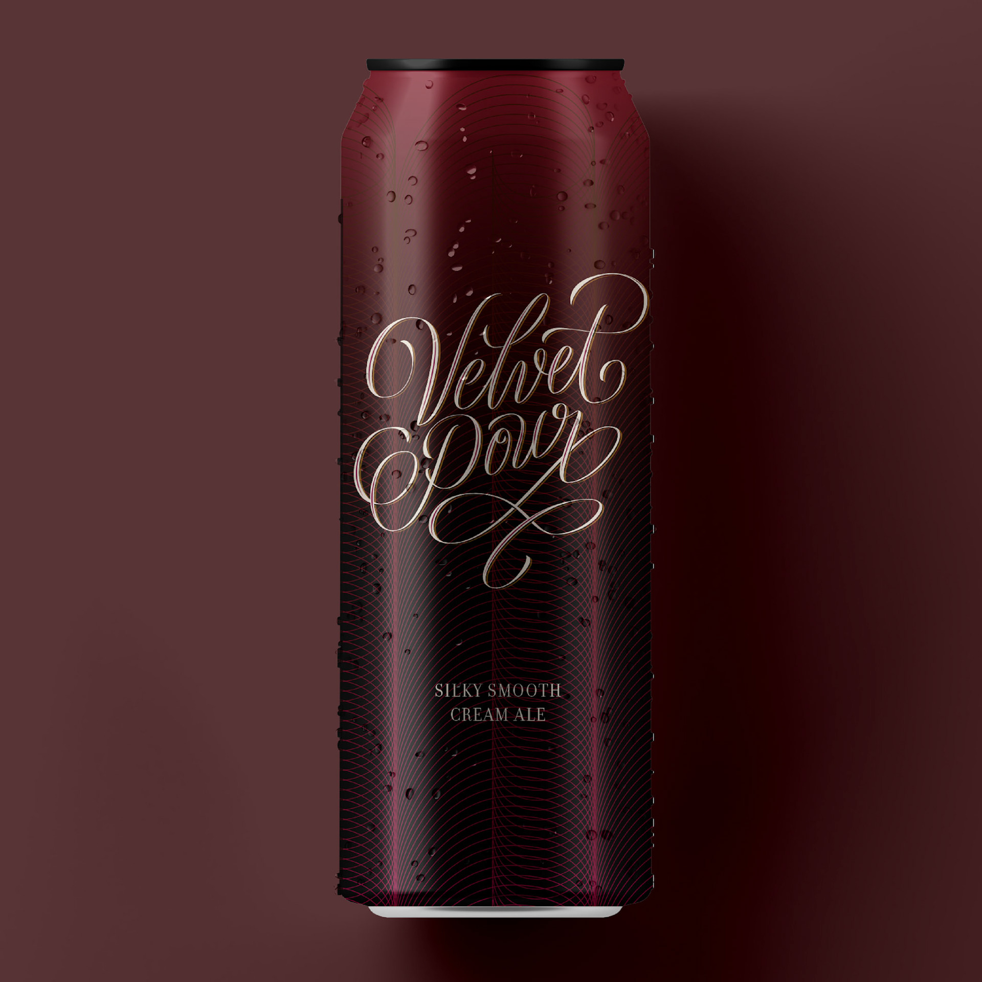 Velvet Pour Beer Can