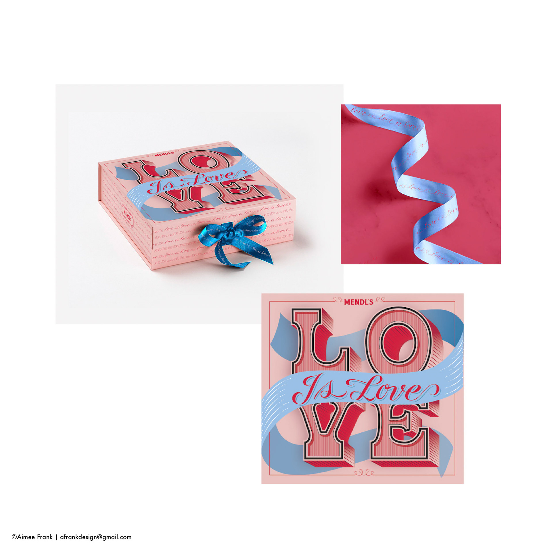 Love is Love Chocolate Package concept for Mendel's 