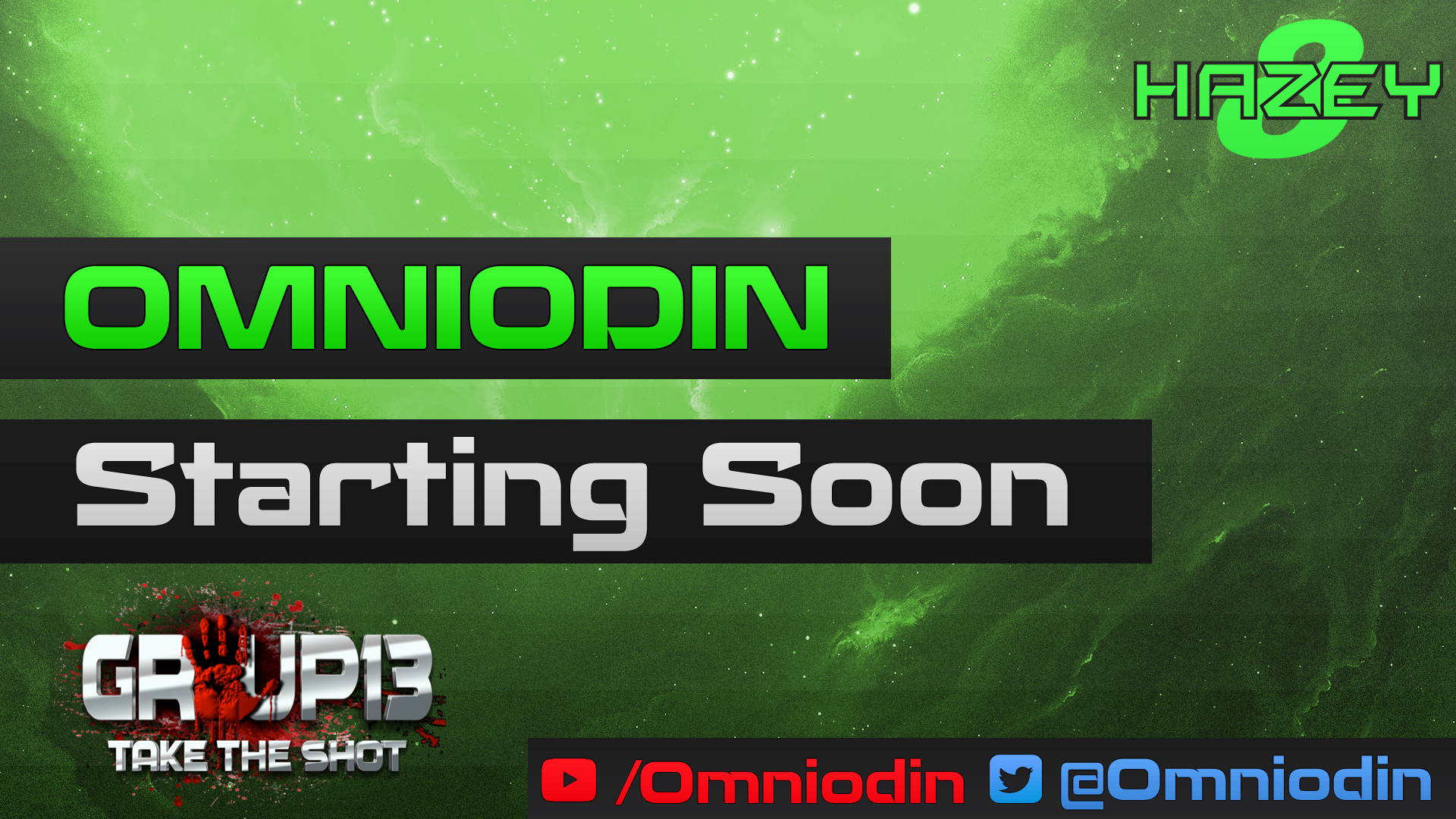 Pre-Stream screen on Twitch