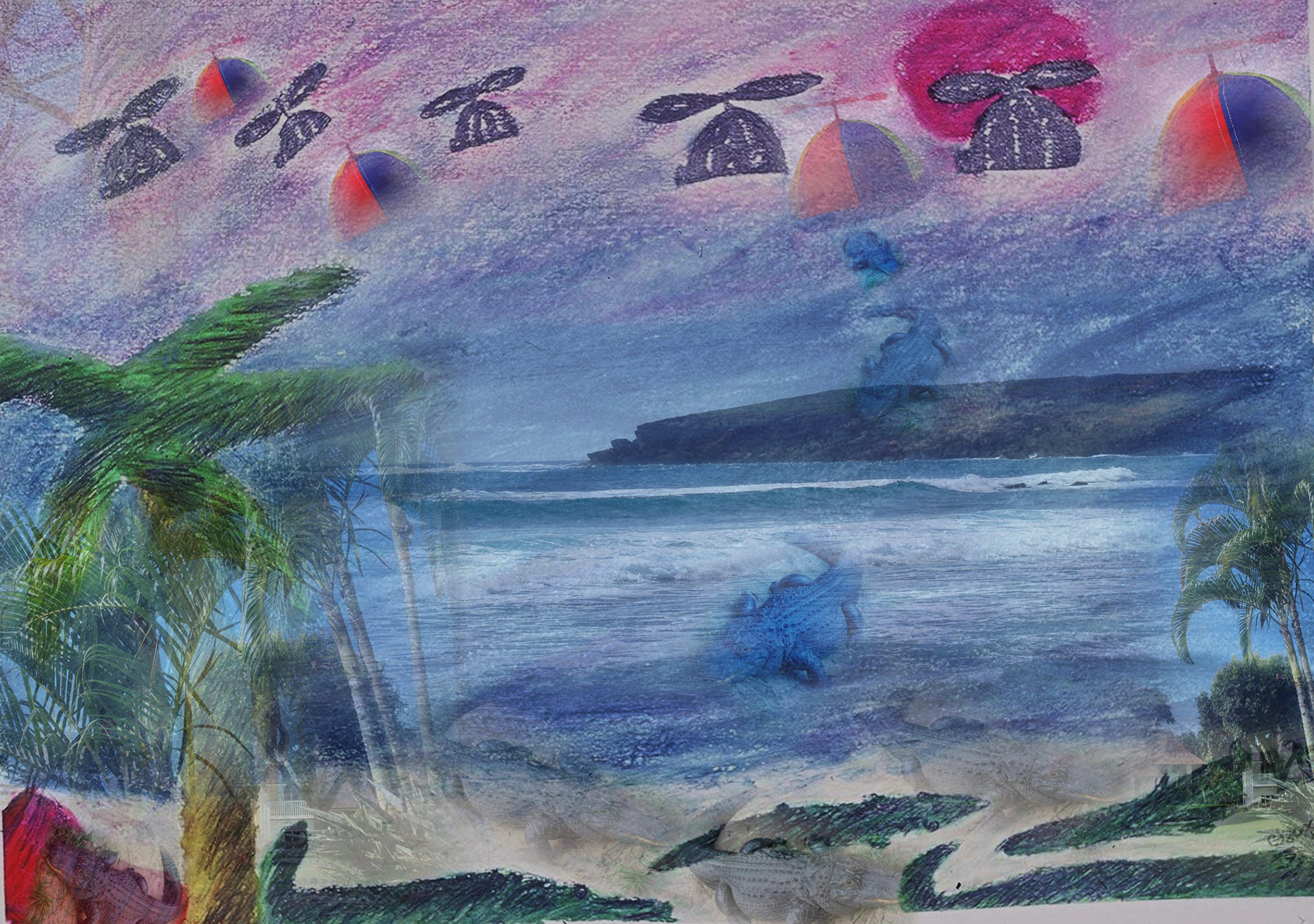 Tropical Paradise and Other Occurrences   Digital Photograph  