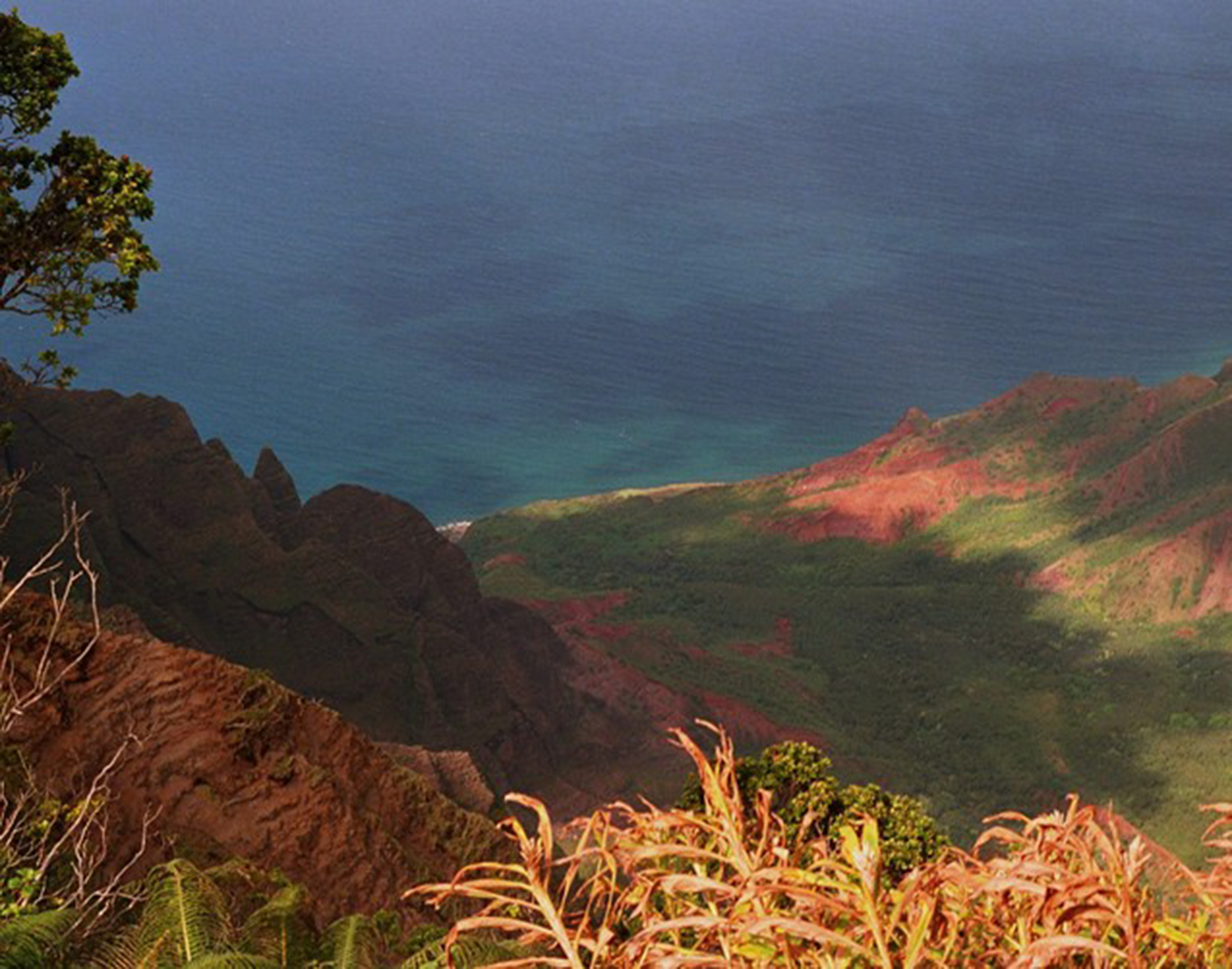 NaPali Coast, Kauai  35 mm Color Photograph