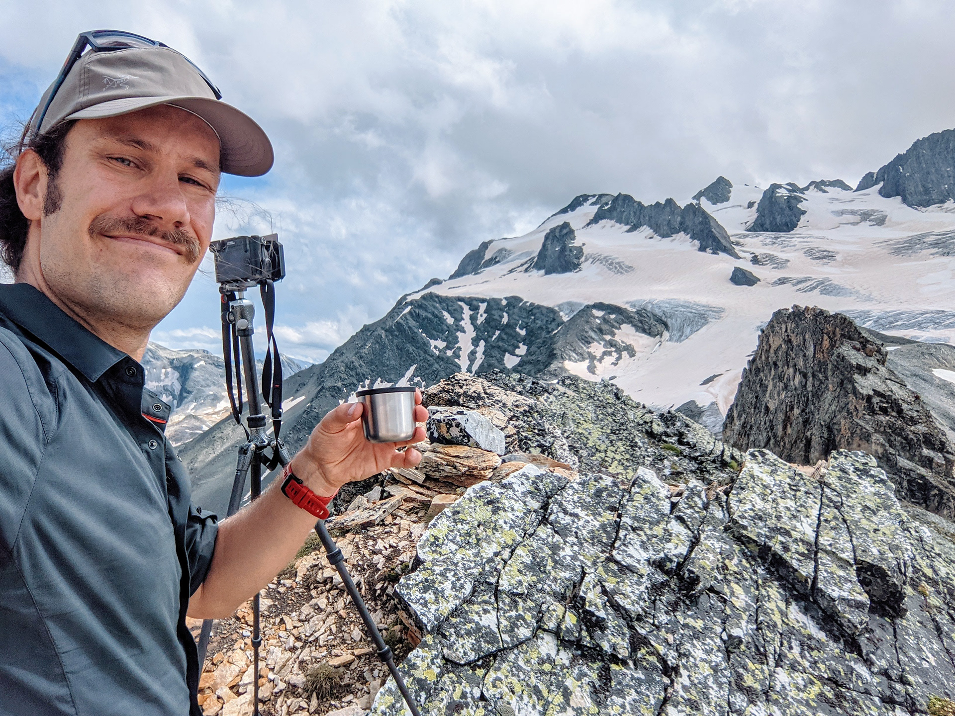 Éole portrait on Gébroulaz glacier