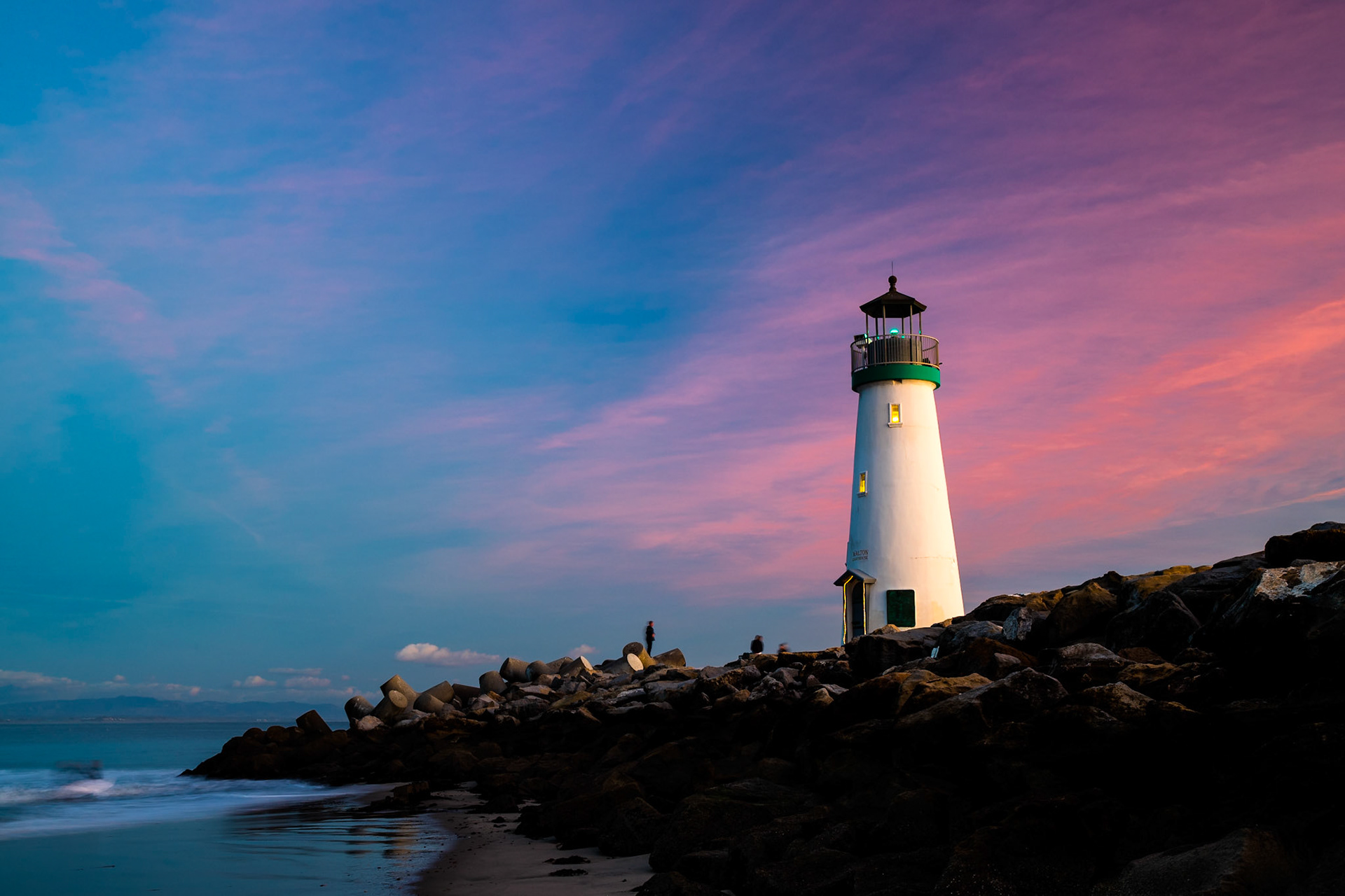 Walton Lighthouse Sunset