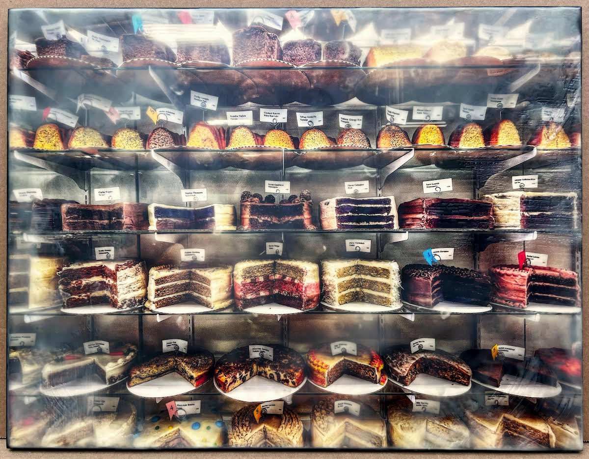 Cake Show, photo encaustic
