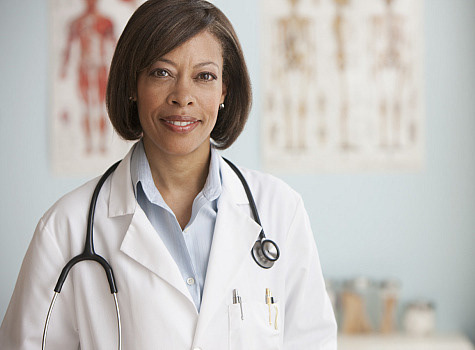 Doctors carry essential equipment with them, such as a stethoscope.