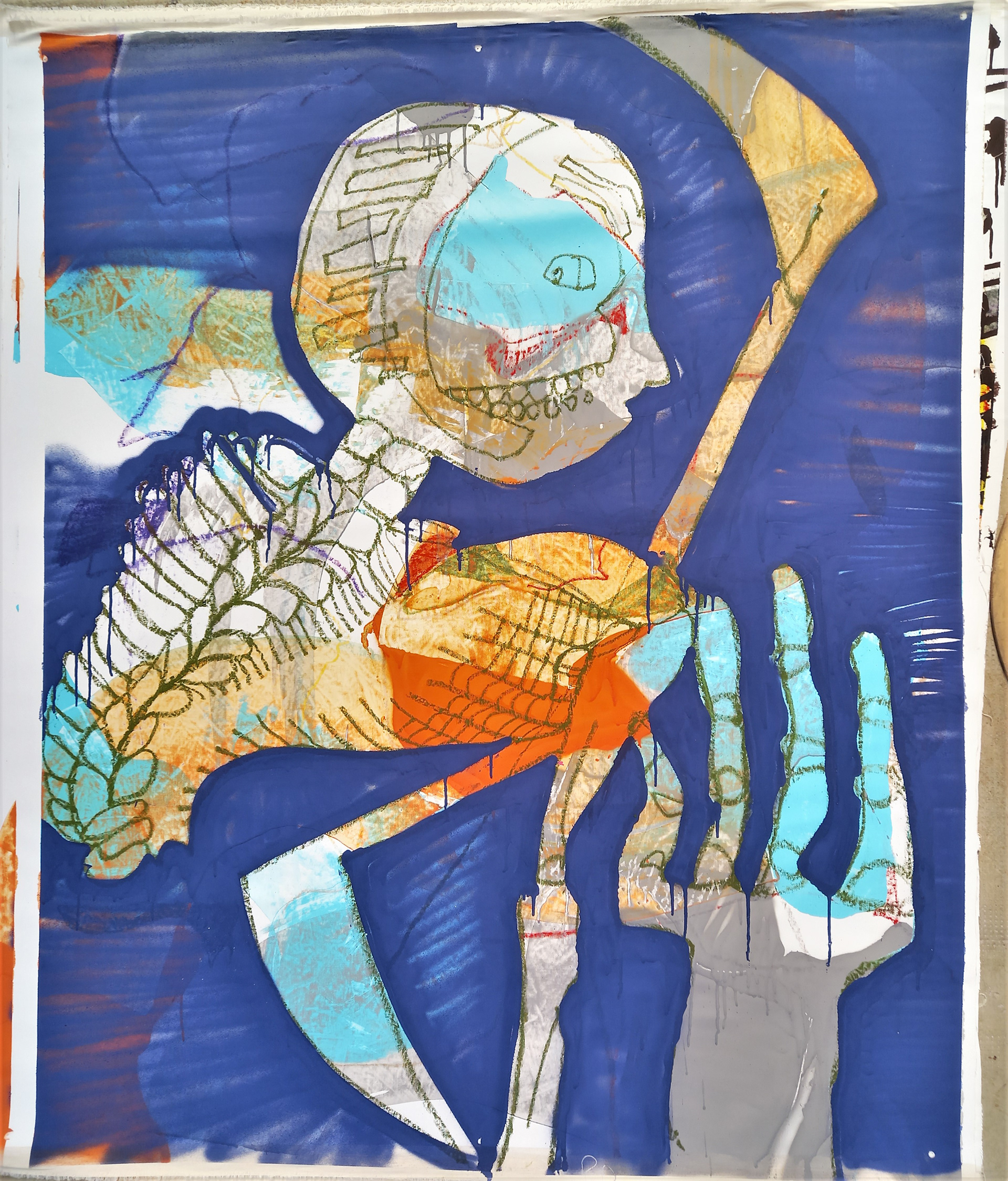 ARCANE SANS NOM, trace d'improvistation paintmapping