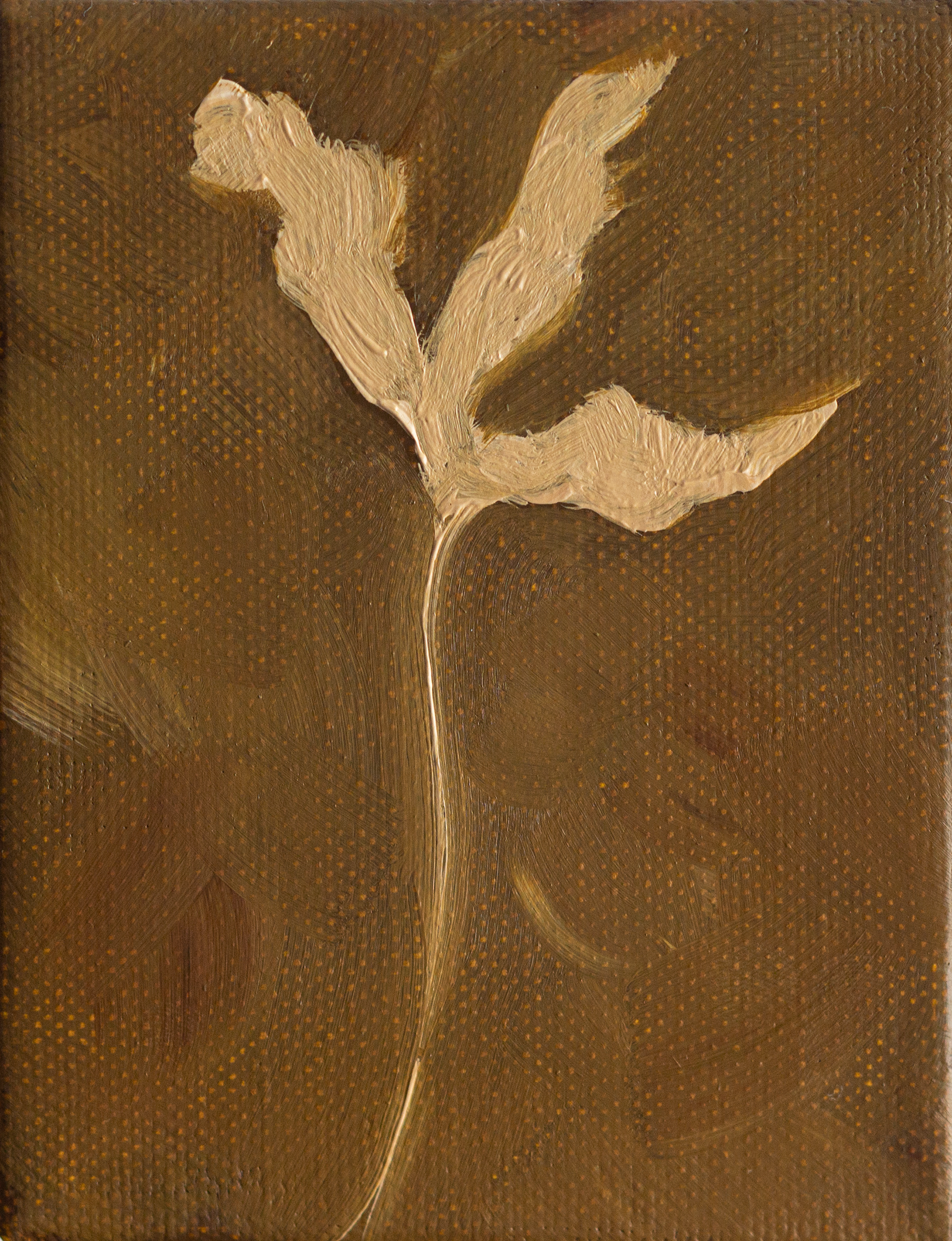 sem título da série 'pulsar do prazer aprisionado', 2022. Óleo sobre tela, 12x9cm