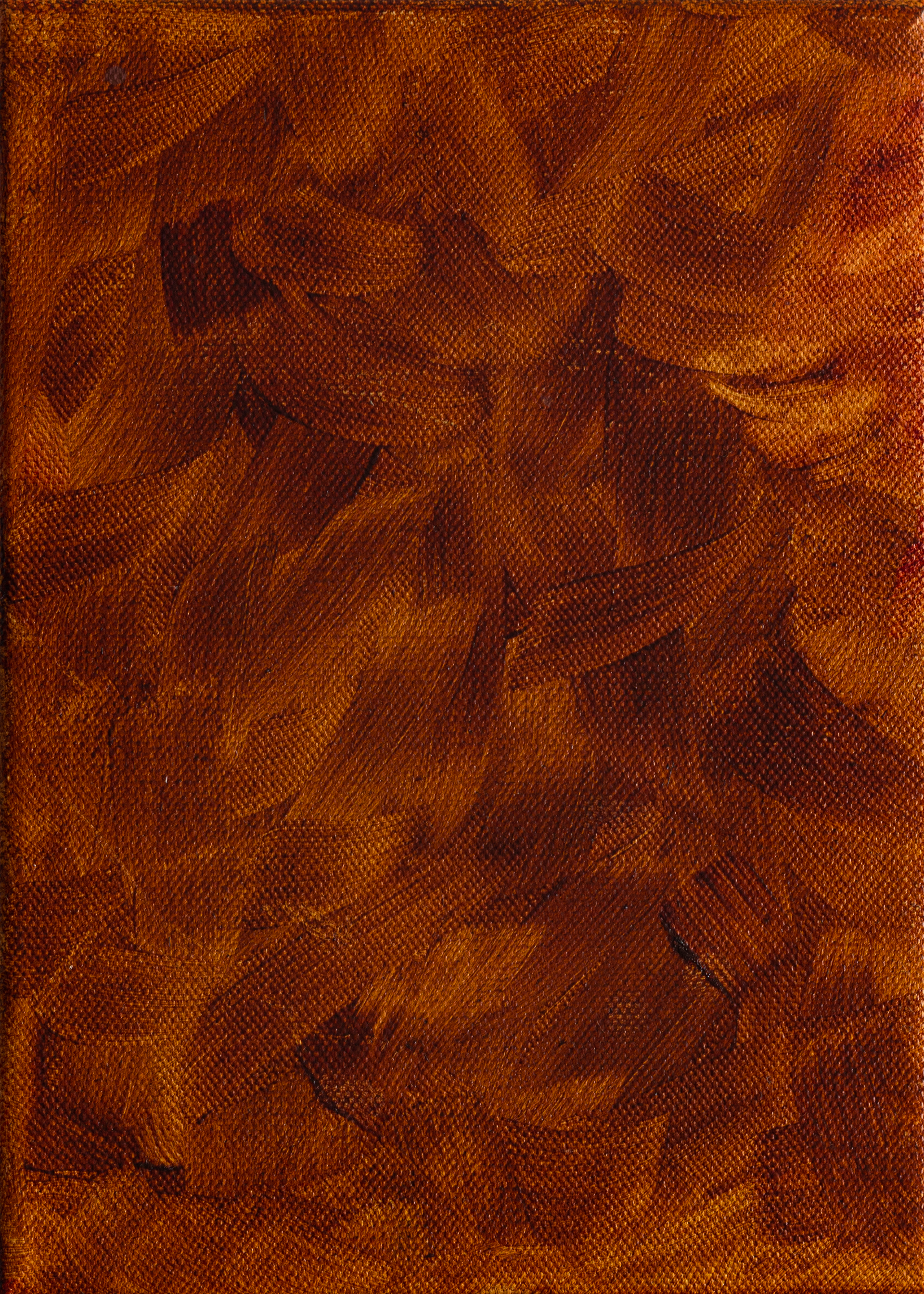 sem título da série 'pulsar do prazer aprisionado', 2022. Óleo sobre tela, 22x16cm