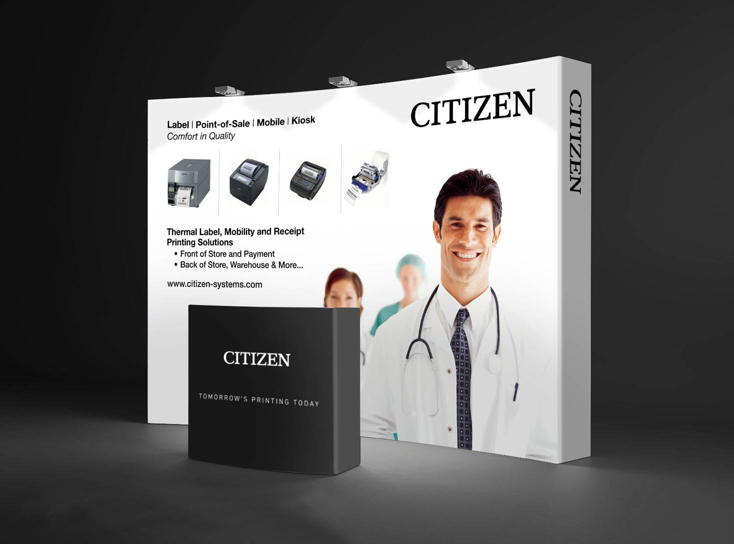 trade show graphics: healthcare