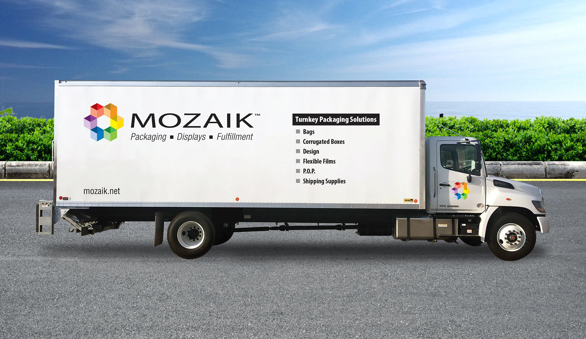 delivery truck graphics
