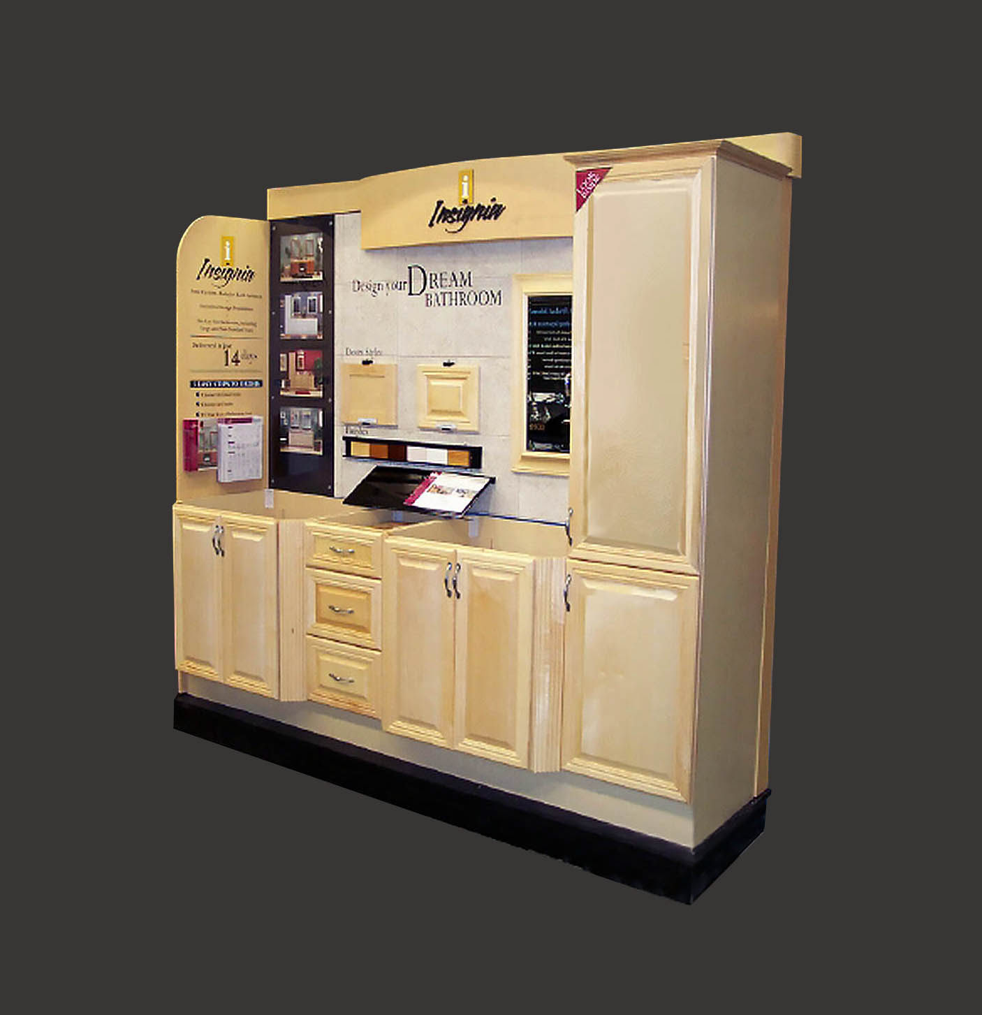 Insignia product brand: P.O.P. display