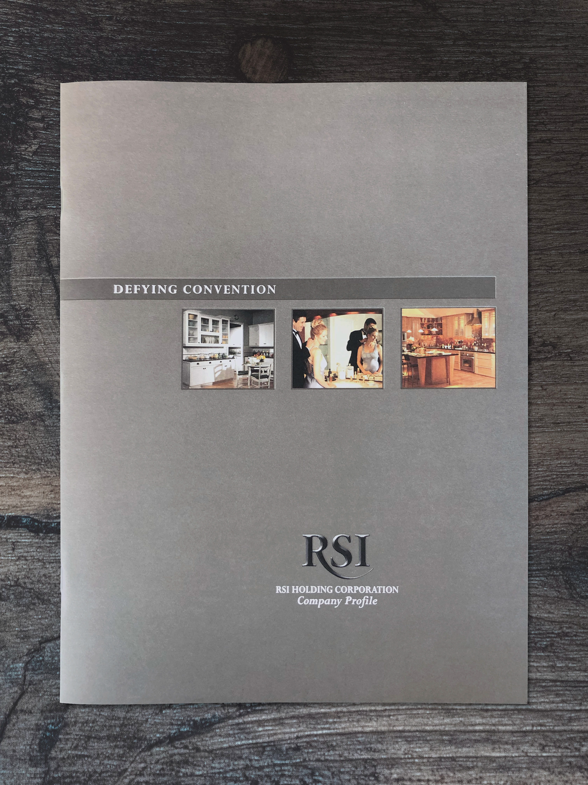 Corporate profile brochure: cover