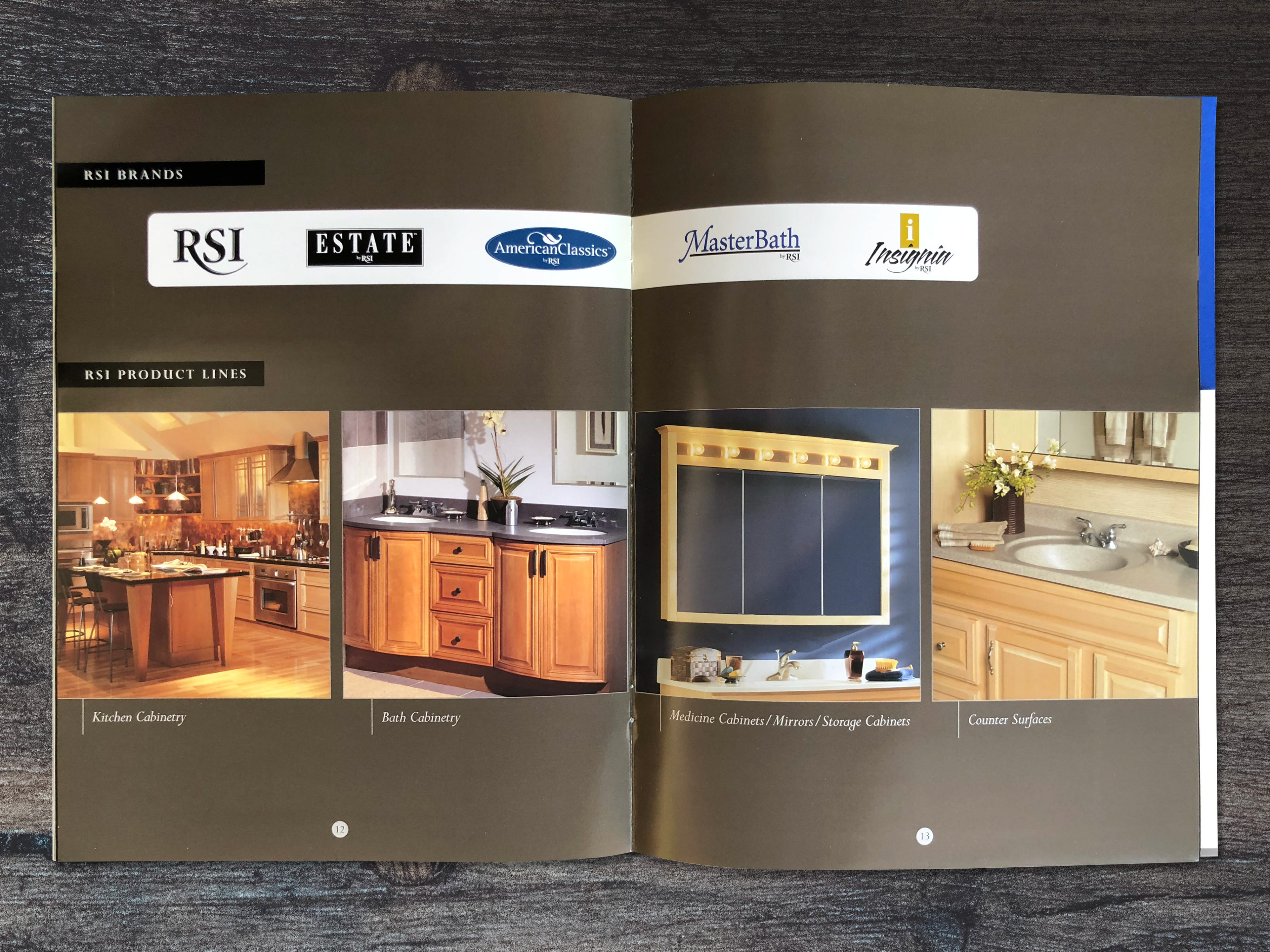 Corporate profile brochure: brands spread