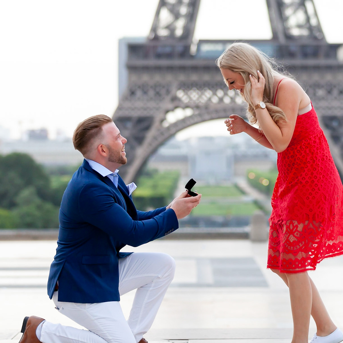 I’m going to surprise her with a ring - Paris, France.