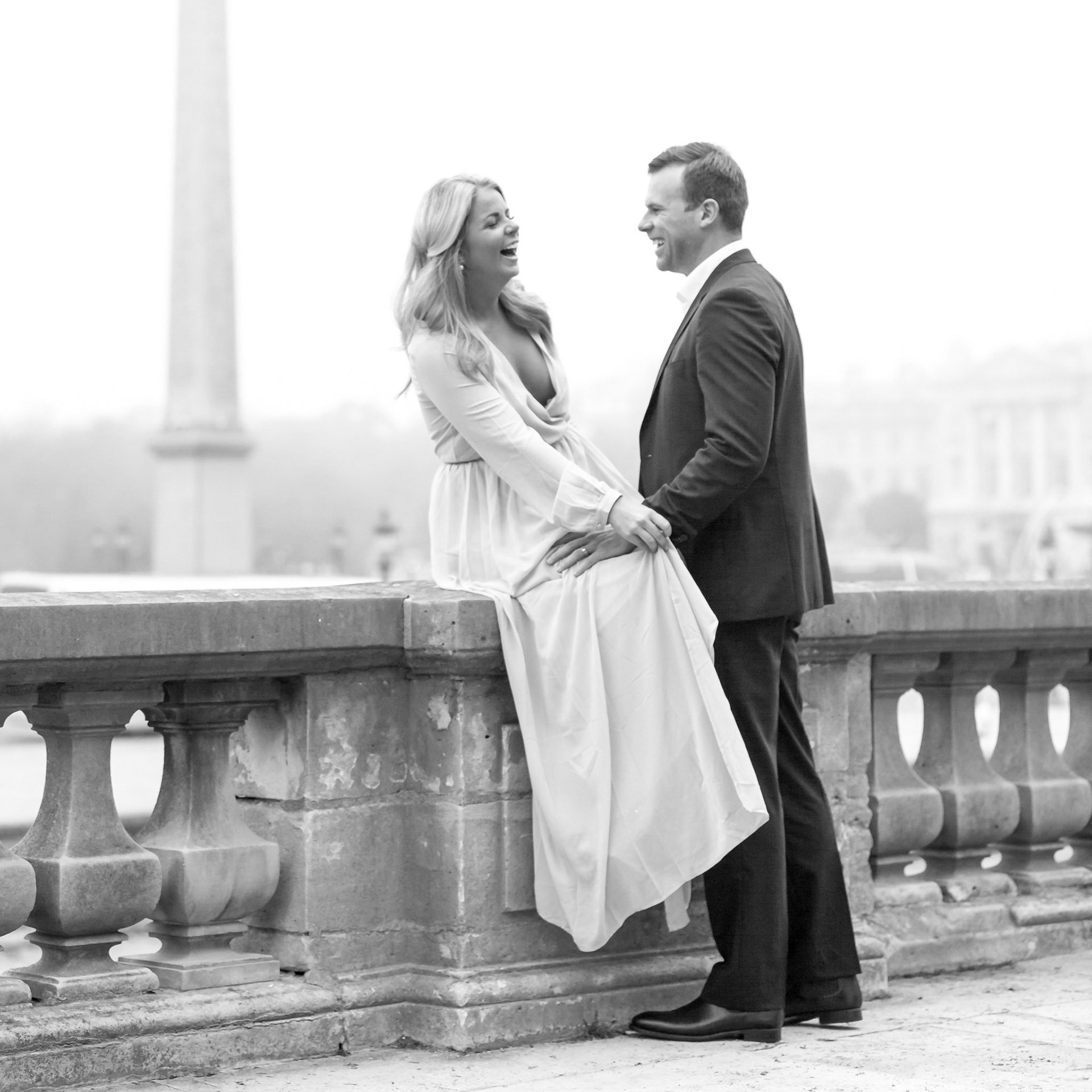 I want to spend every day as happy as this one - Place de la Concorde, Paris, France
