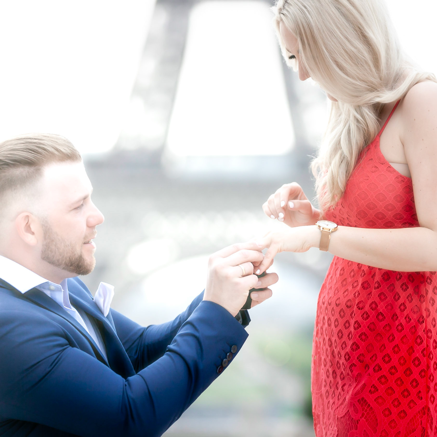 I’m going to surprise her with a ring - Paris, France.