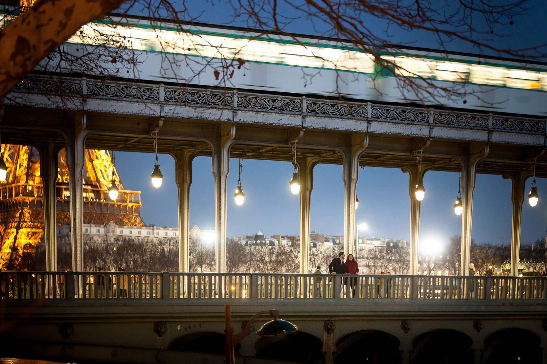 Photographer in The City of Lights - Bir-Hakeim, Eiffel Tower, Paris, France.