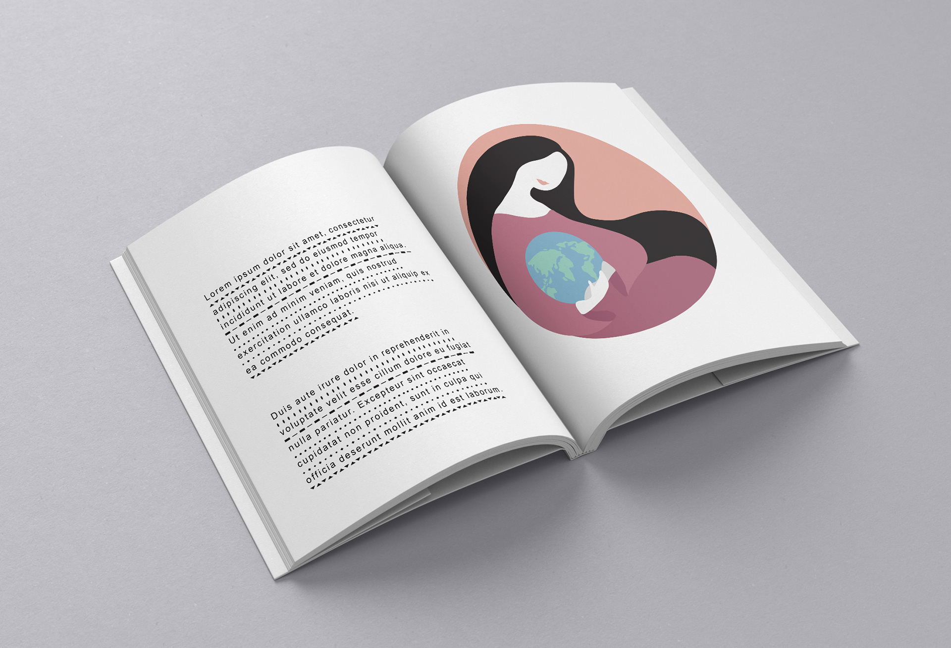 Eyeline in book