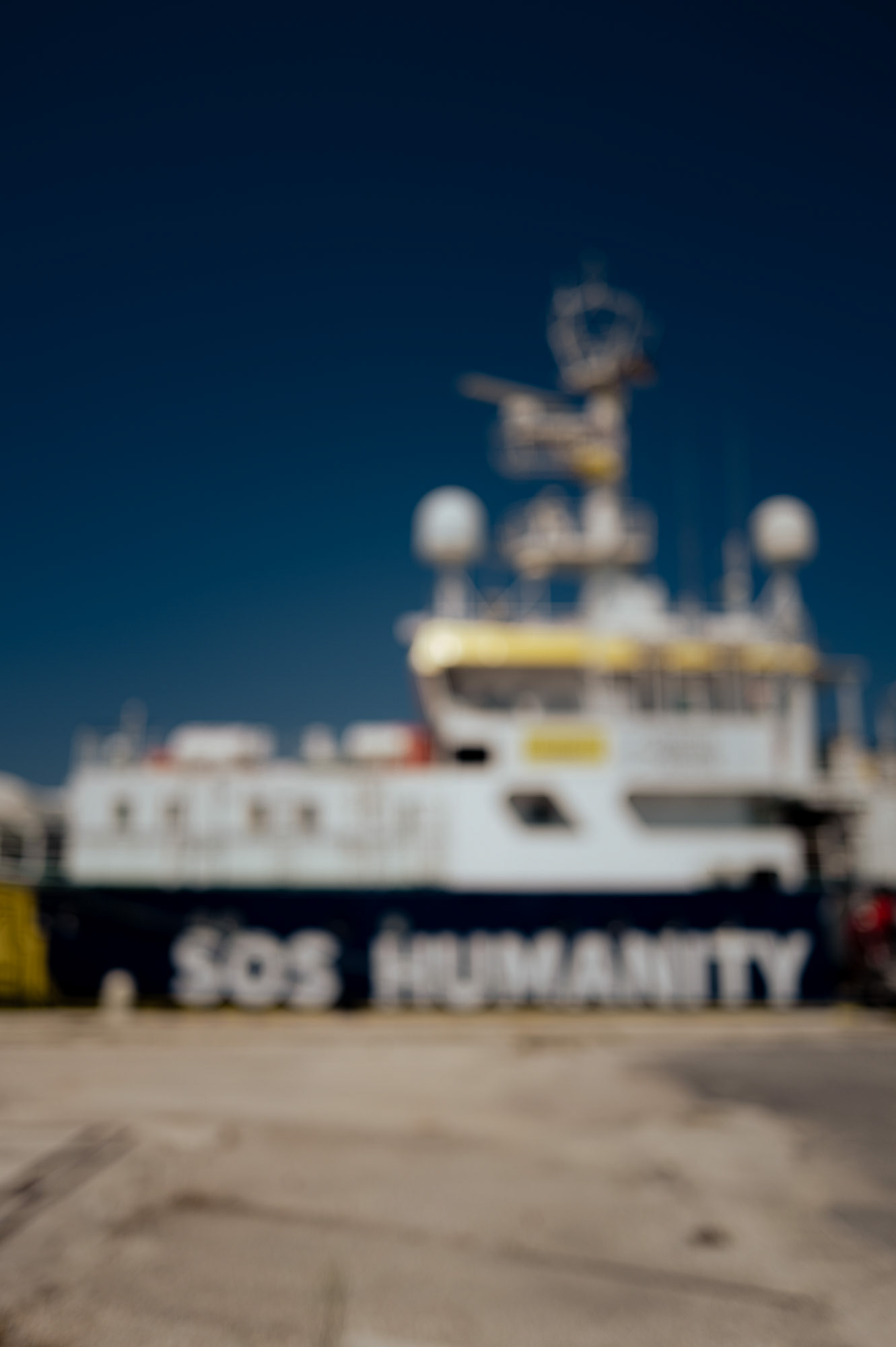 Disembarkation SOS Humanity 1 in Ancona Italy