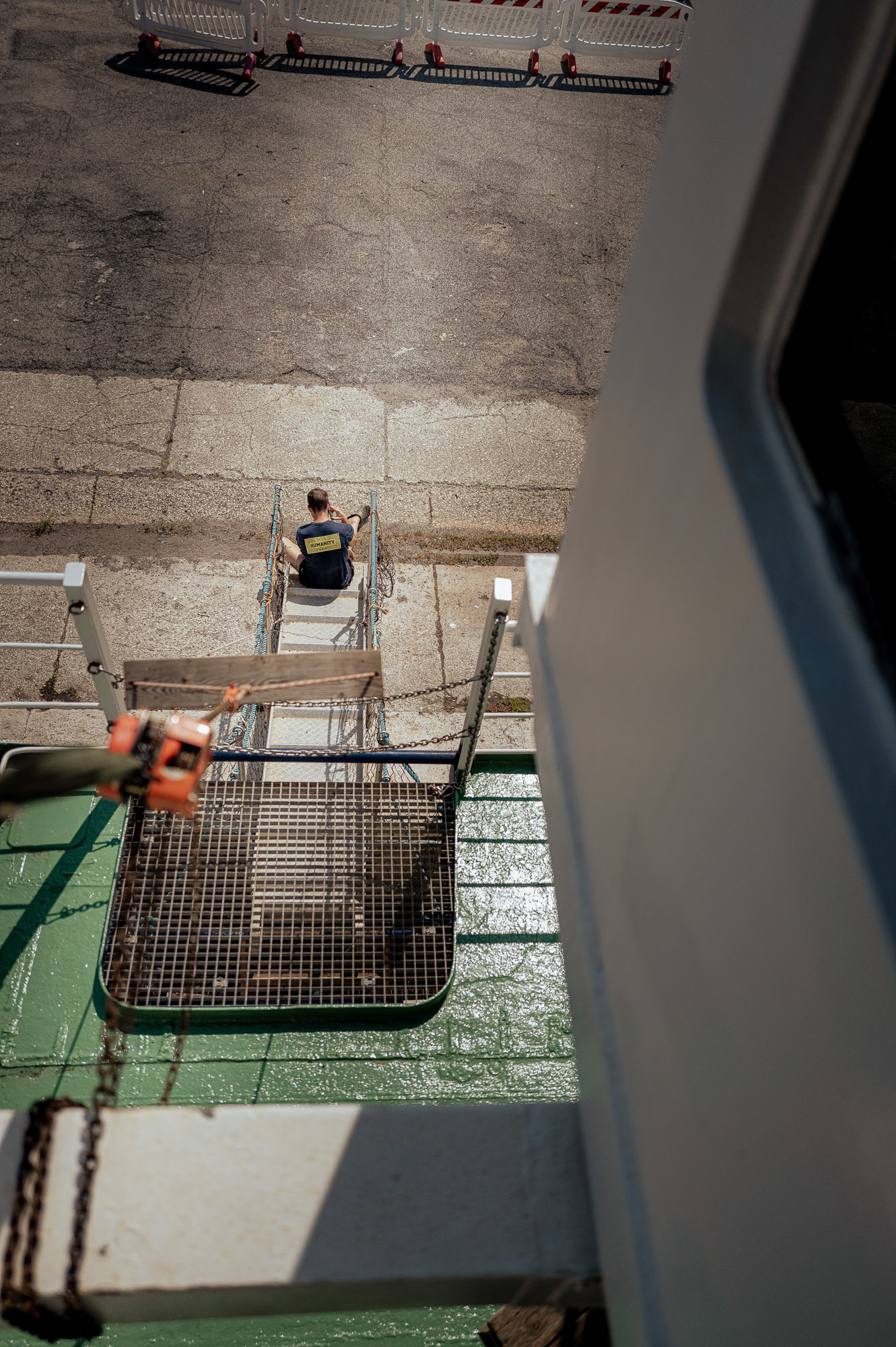 Disembarkation SOS Humanity 1 in Ancona Italy