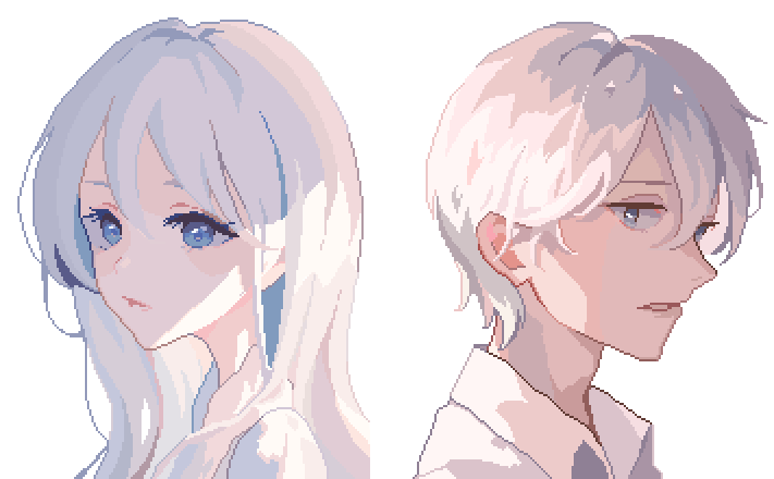 透明少女、透明少年