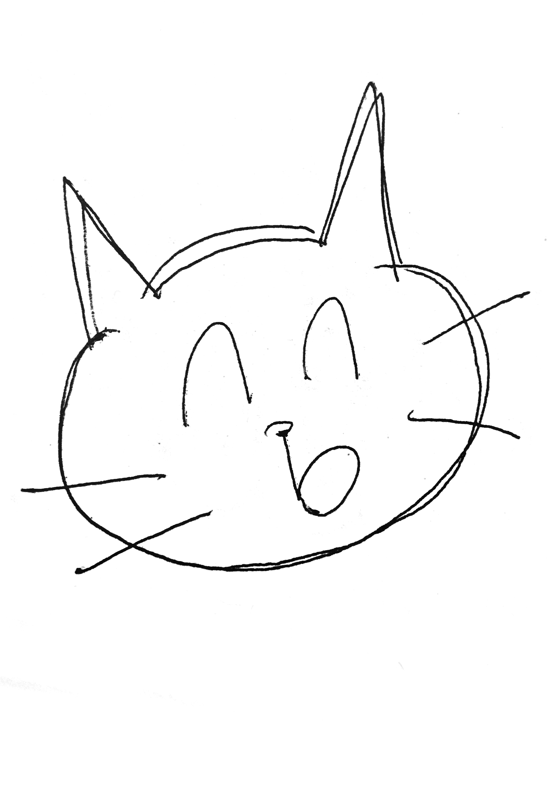 A smiling cat!