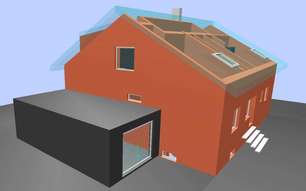 3D Animation Straßenansicht