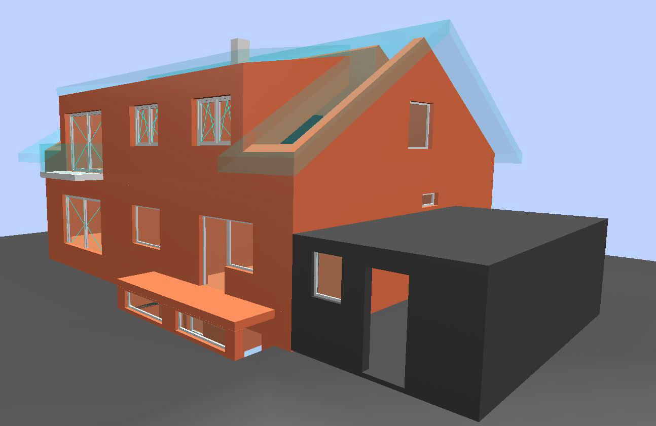 3D Animation Gartenansicht