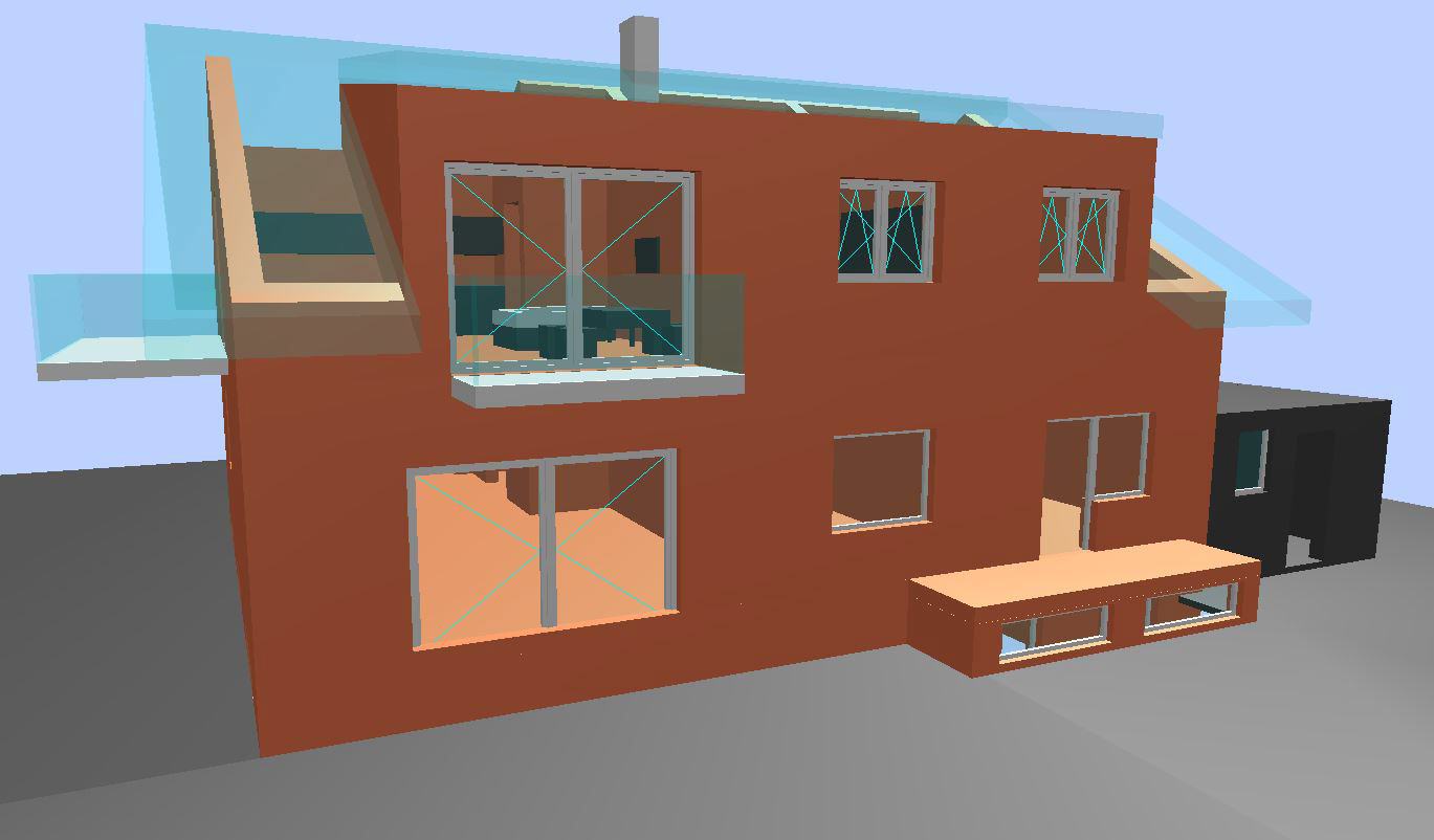 3D Animation Gartenansicht