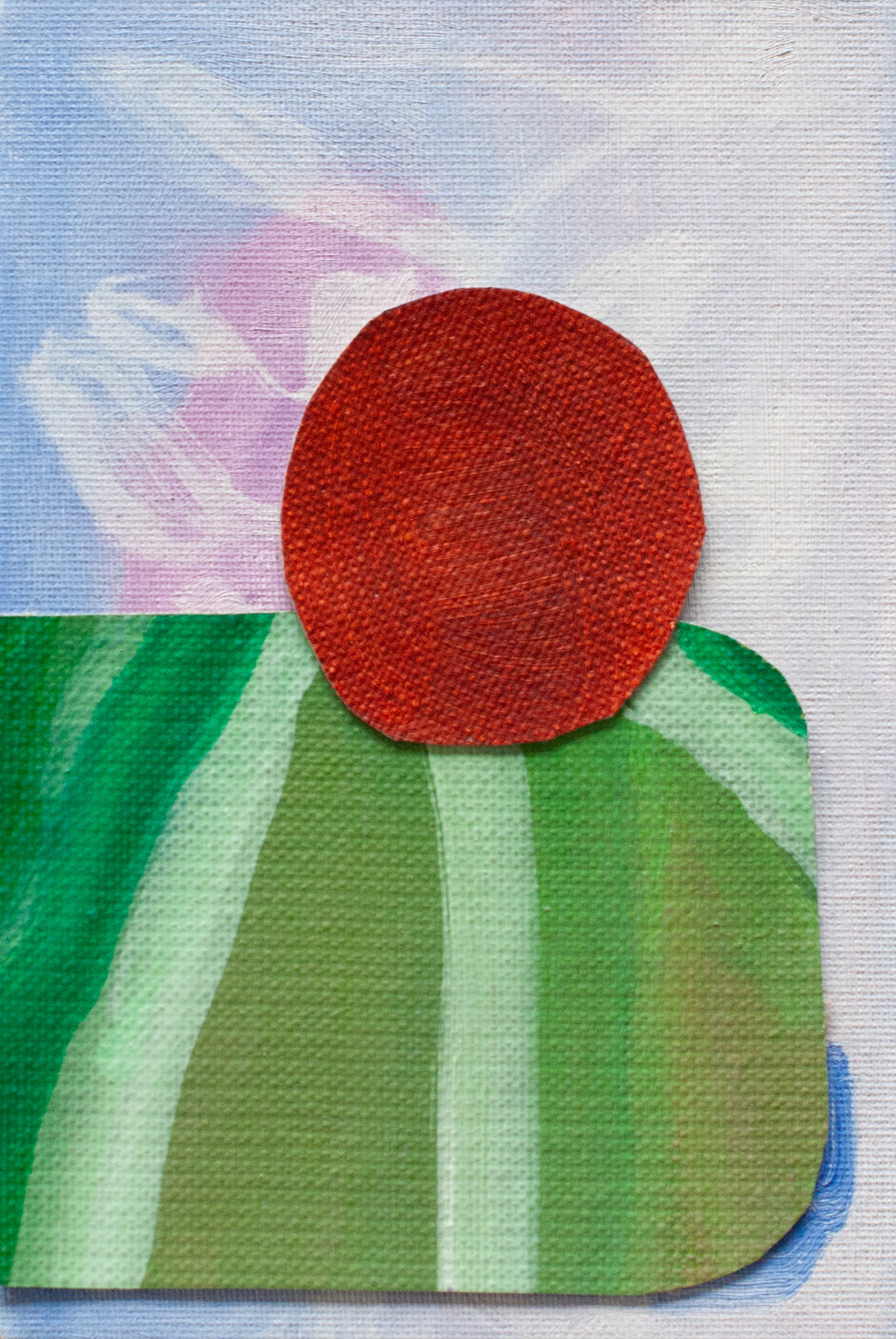 small collage painting