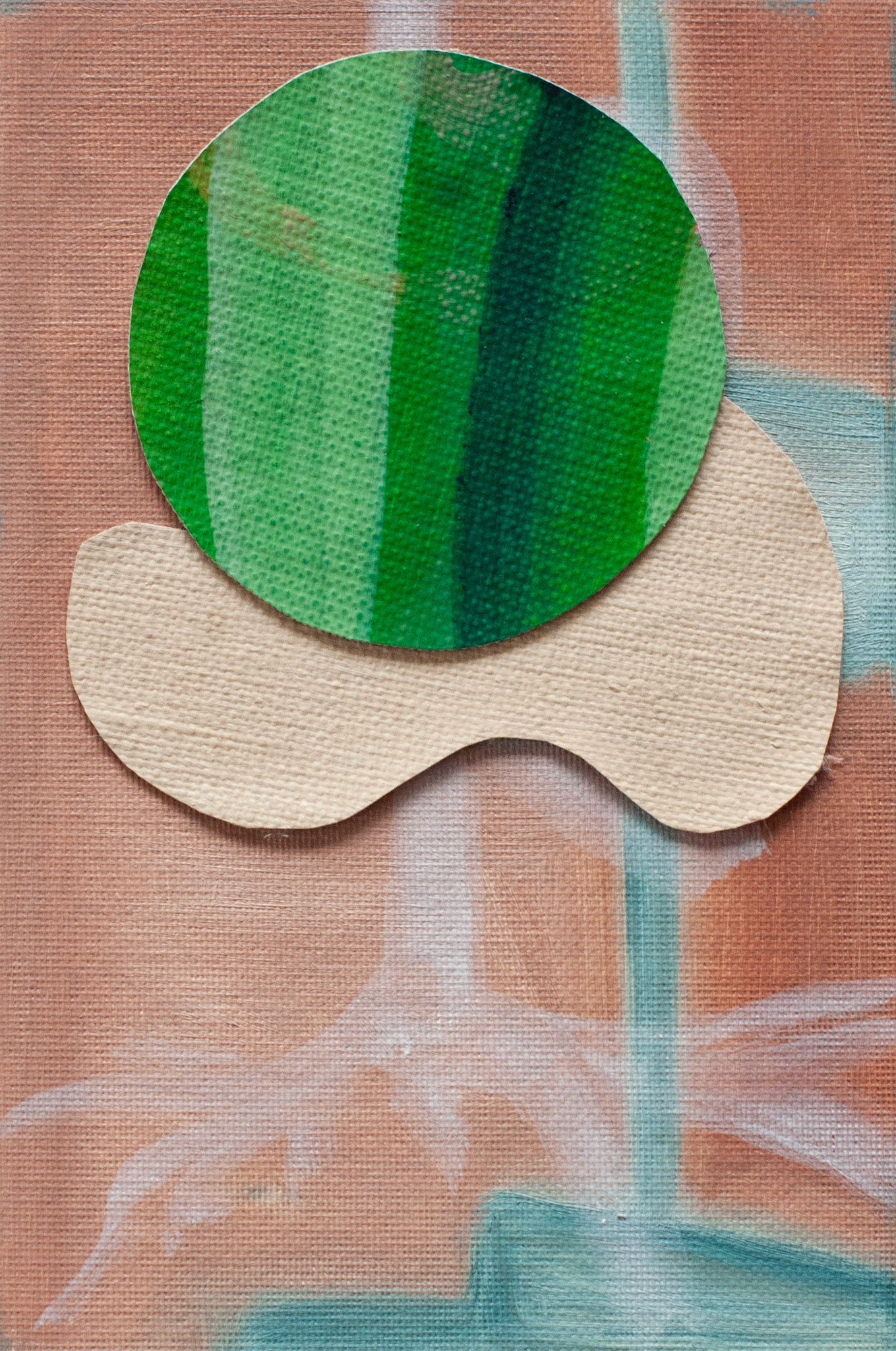 small collage painting