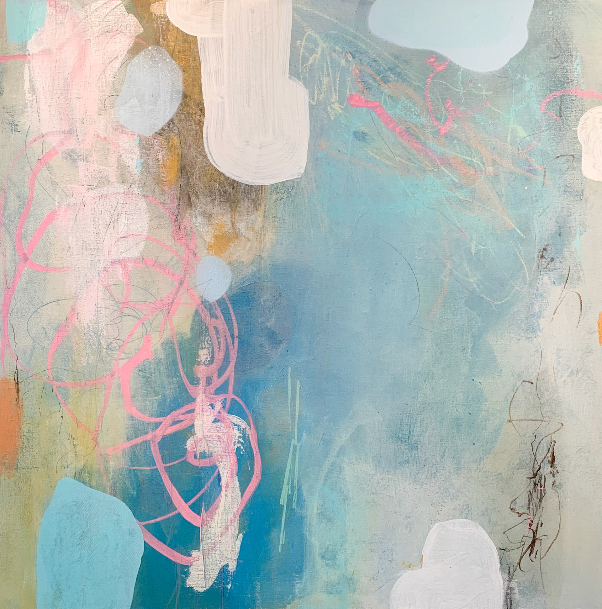 schilderij 90 x 90 cm
