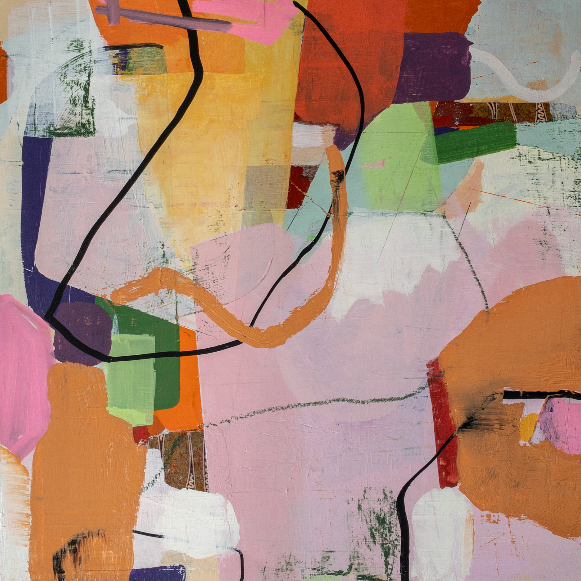 mixed media on canvas board_50x50