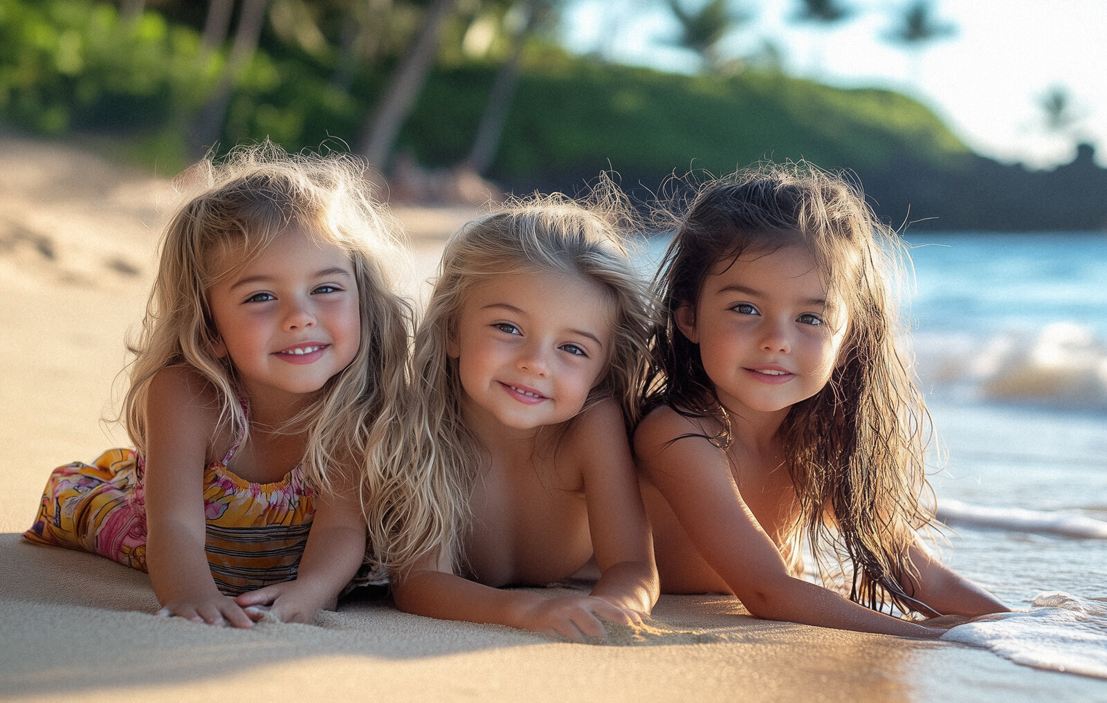 Honolulu Beach Portrait for Hawaii Visitors
