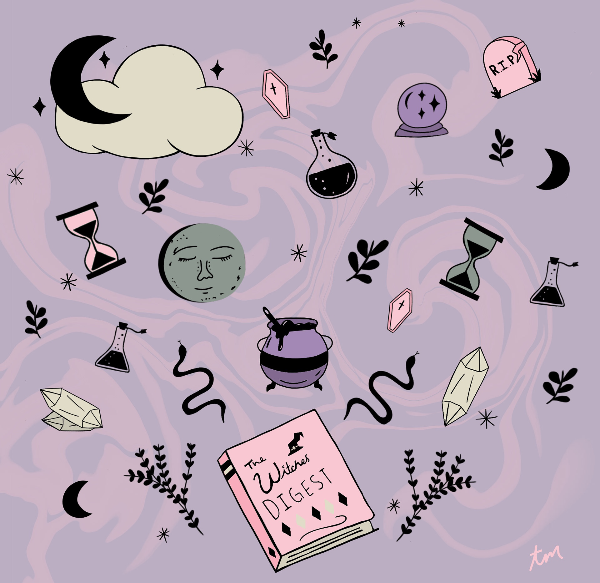 The Witches Digest Doodle