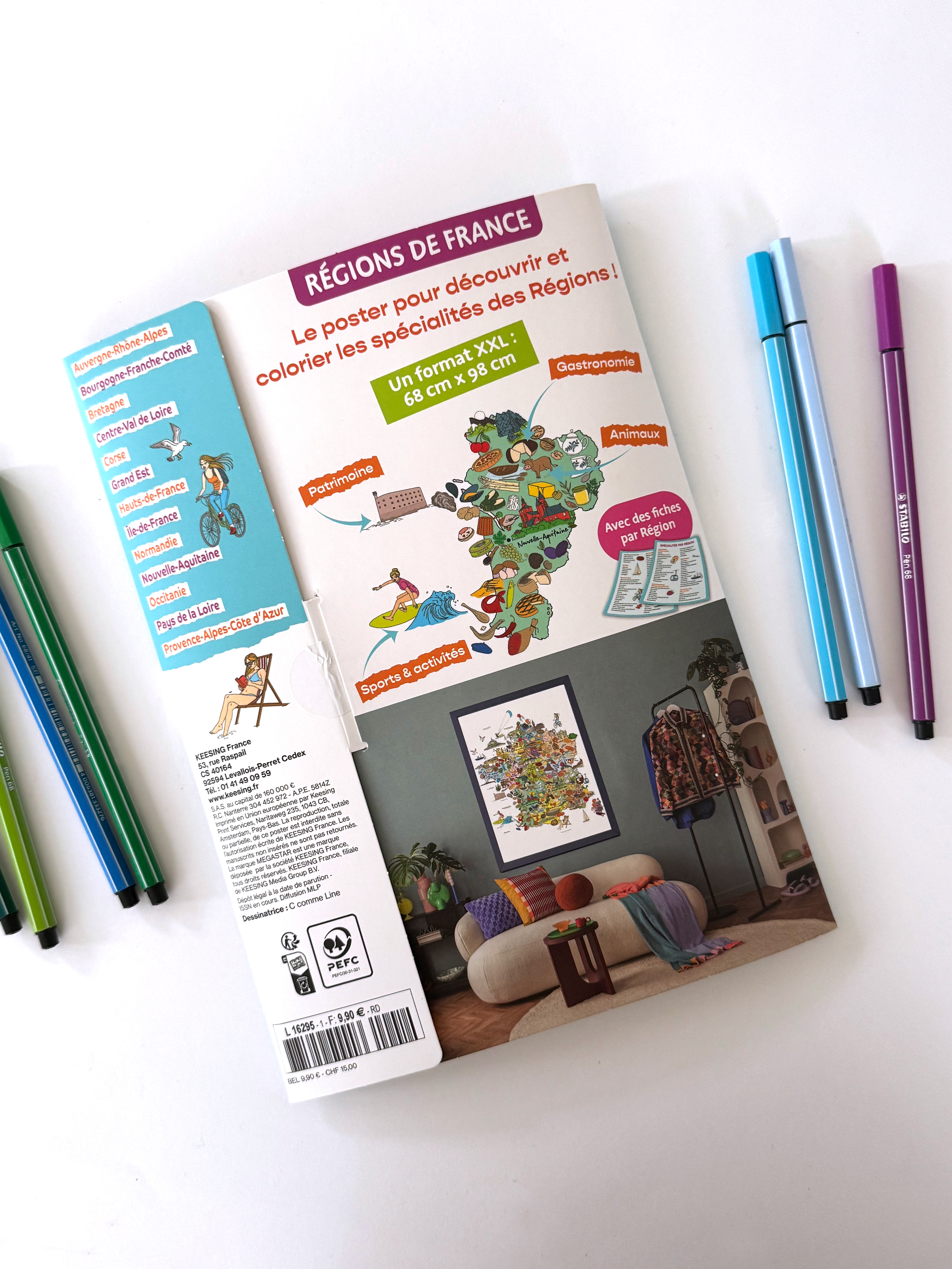 Dos du packaging
