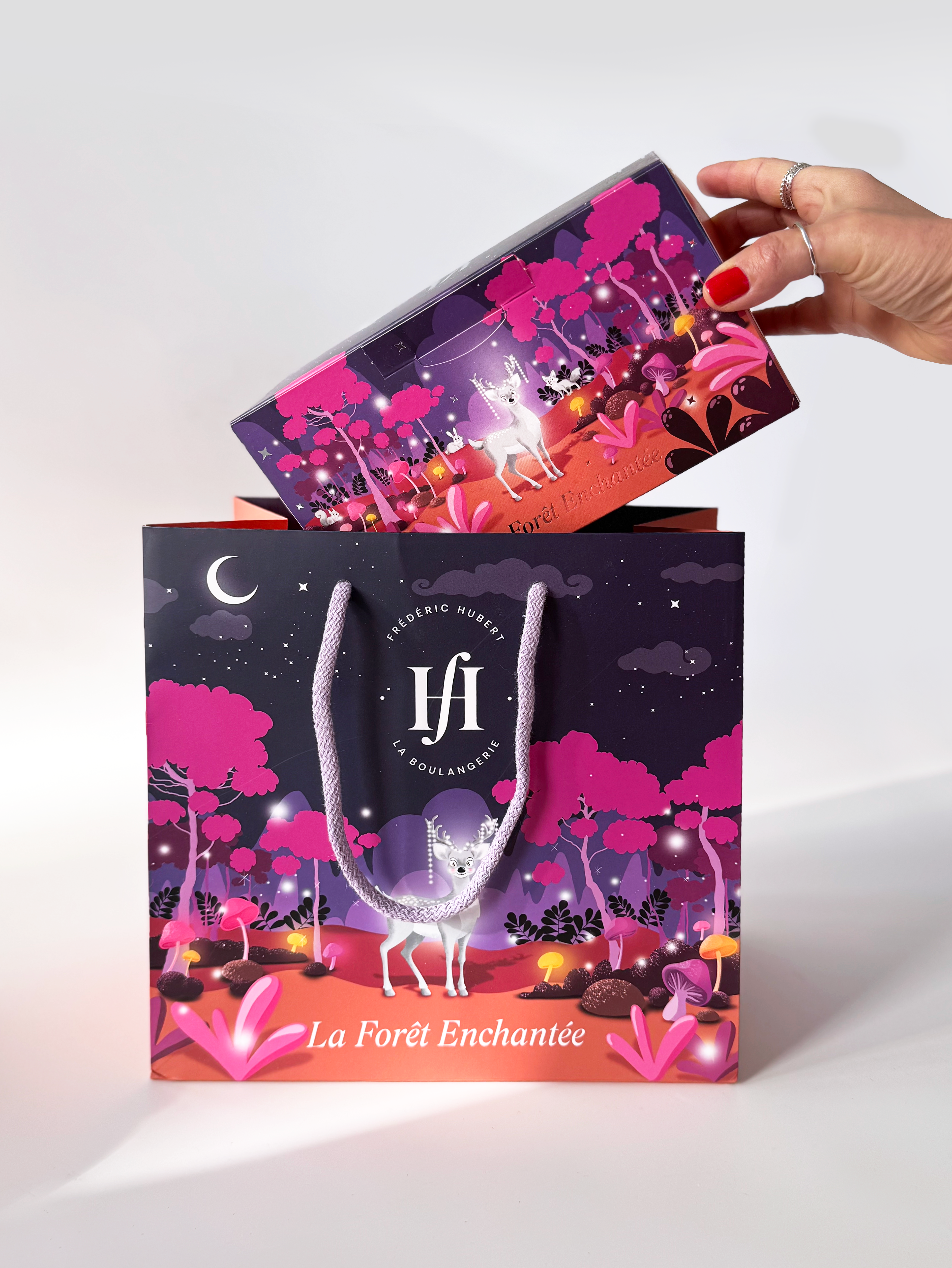 Sac et boîte à bûche