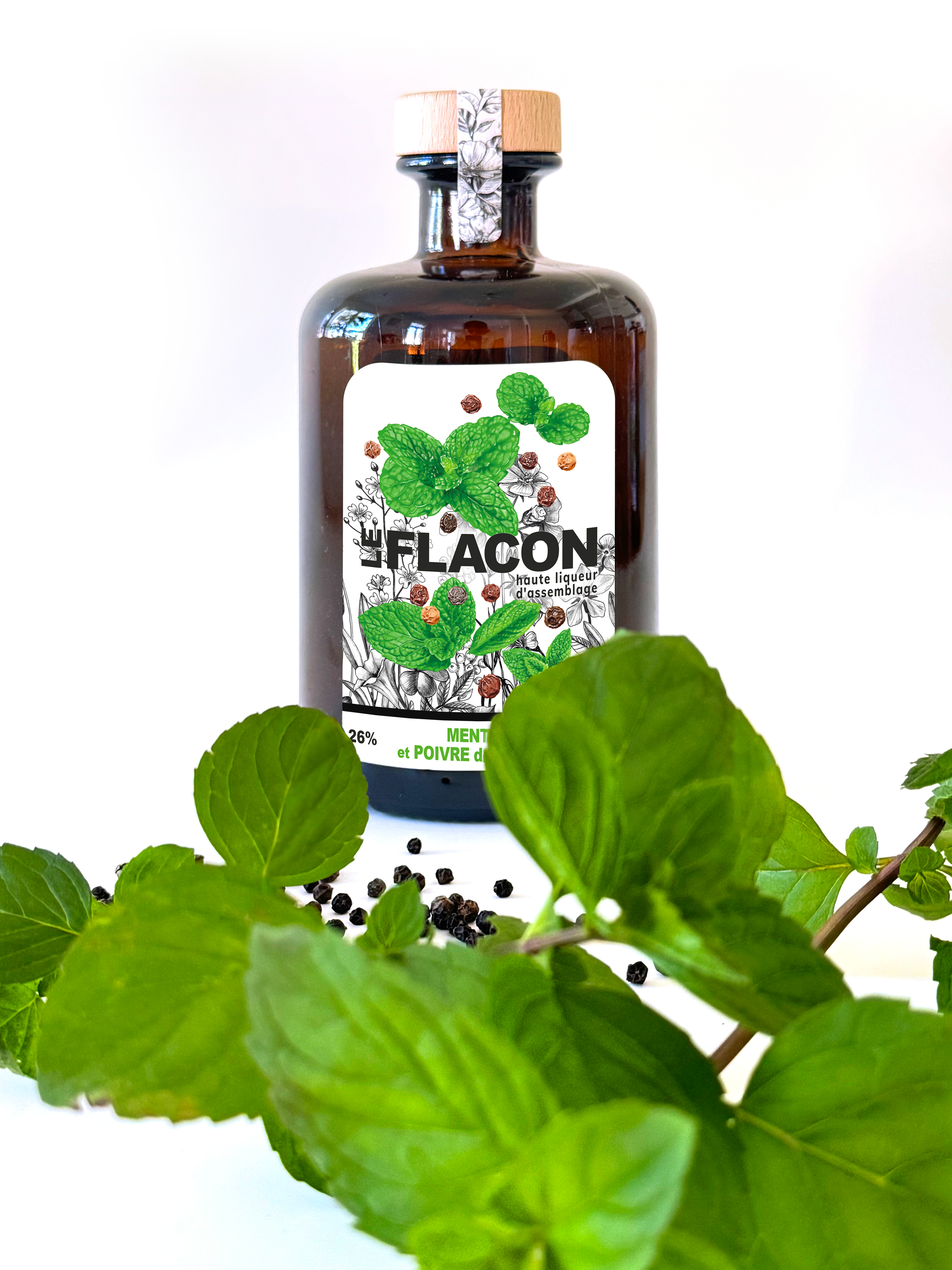 Liqueur menthe et poivre de Kampot