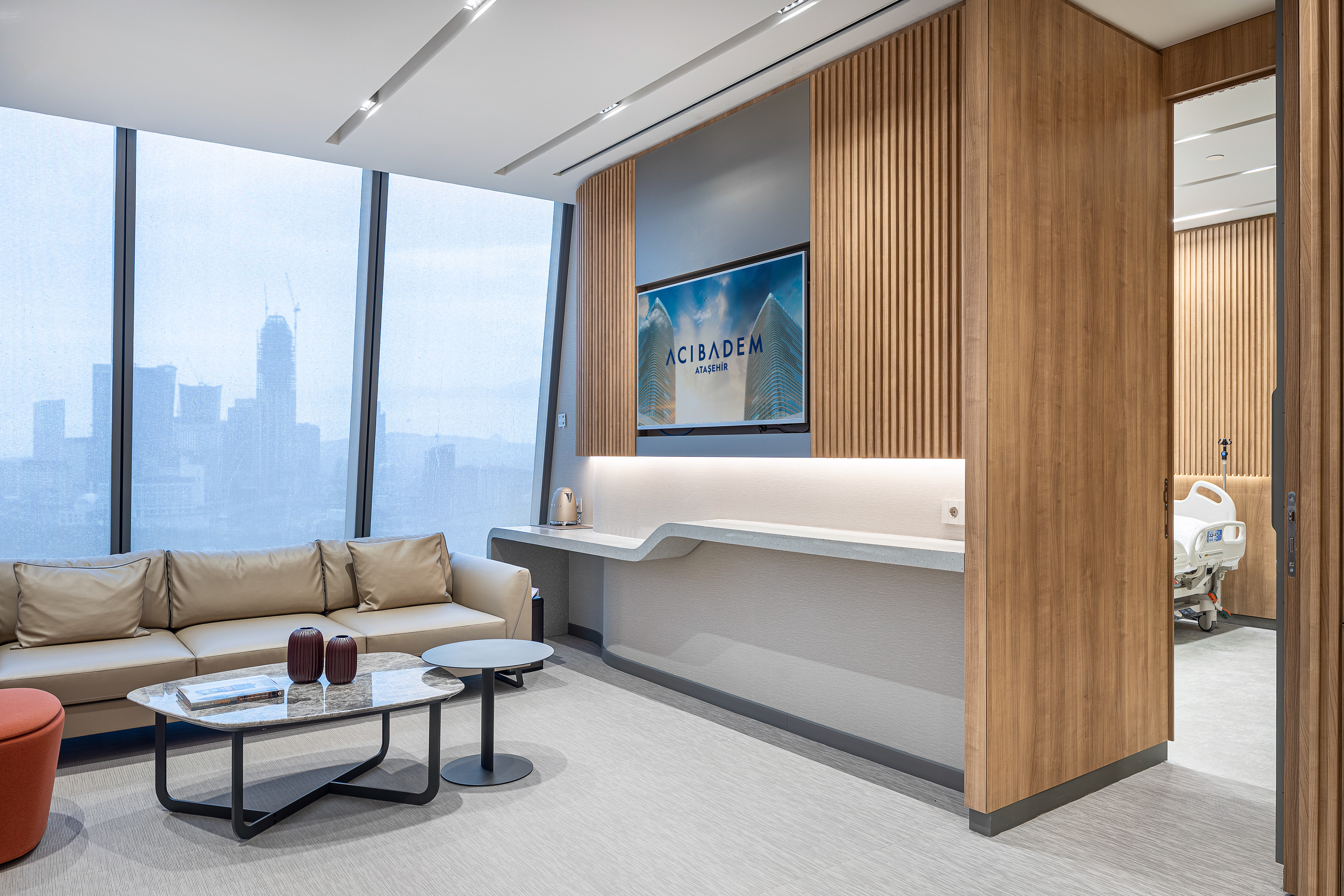 ACIBADEM ATAŞEHİR HASTANESİ MİMARİ FOTOĞRAF ÇEKİMİ