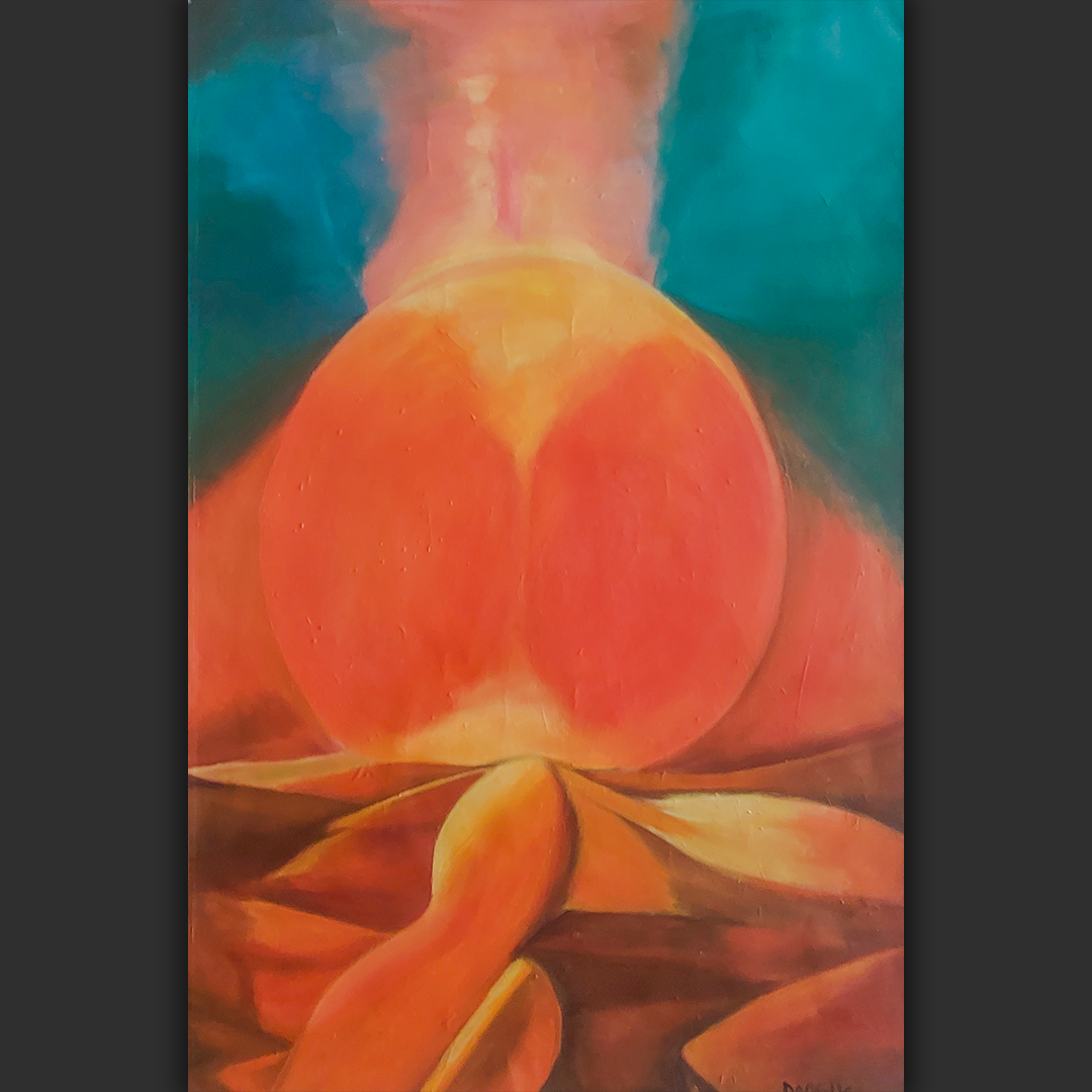  Oil and Acrylic on glossy paper (WxH) (24" x 36") 