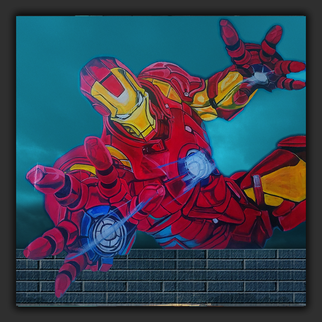 Acrylic and Photoshop