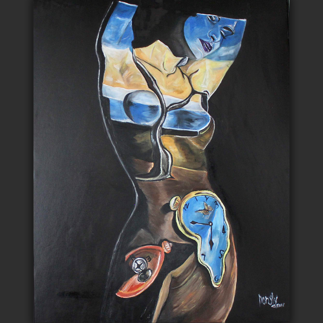 Art of Creation, Oil and Acrylic on Canvas (WxH) (36" x 48") 