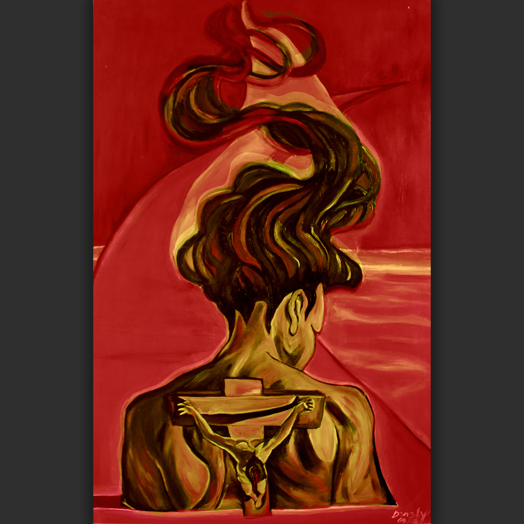 Art of Creation, Oil and Acrylic on glossy paper (WxH) (22" x 34") 