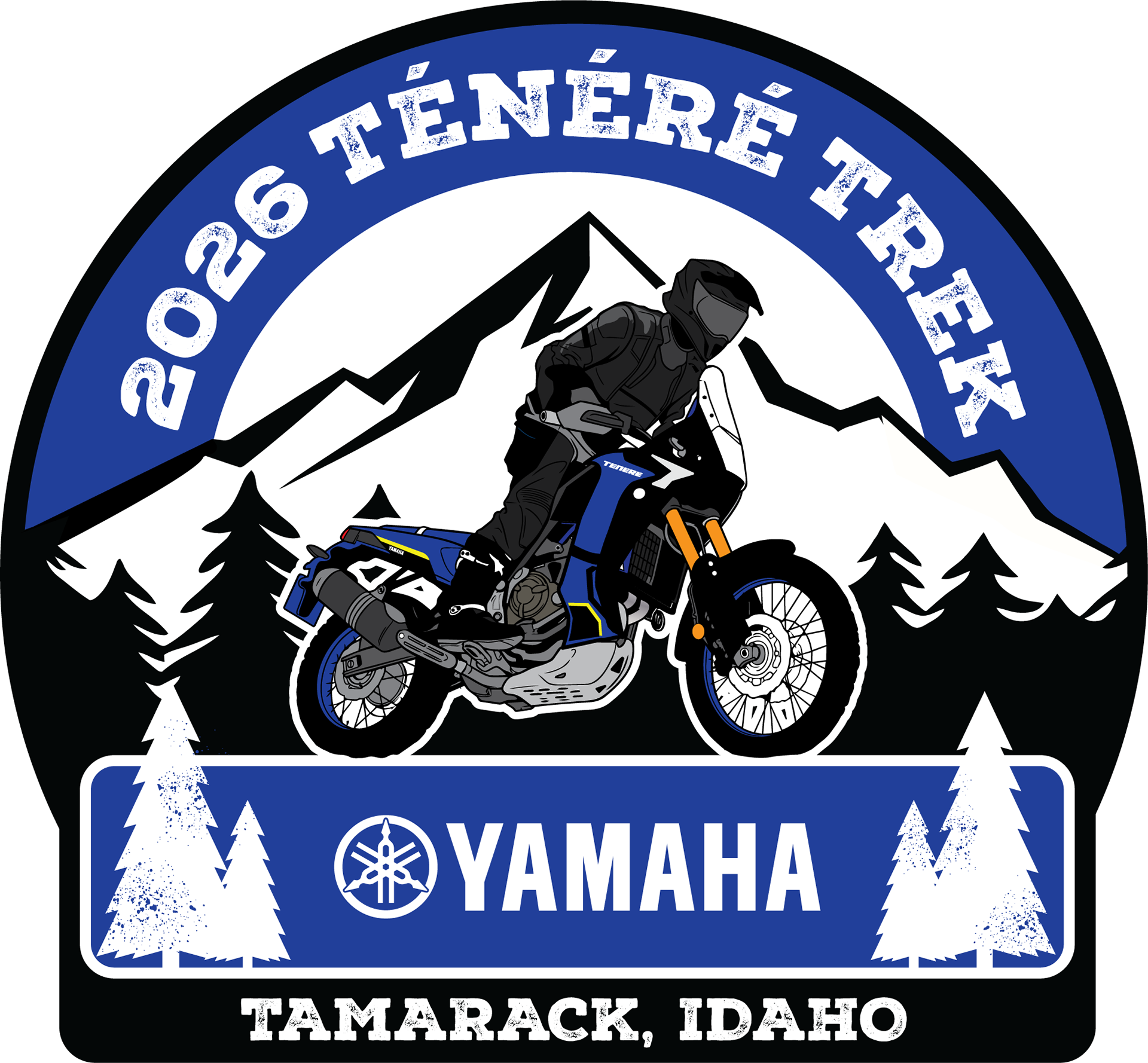 Logo Design for the first ever Yamaha Ténéré Trek