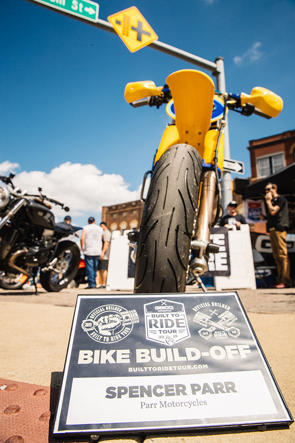Spencer Parr bike build-off
