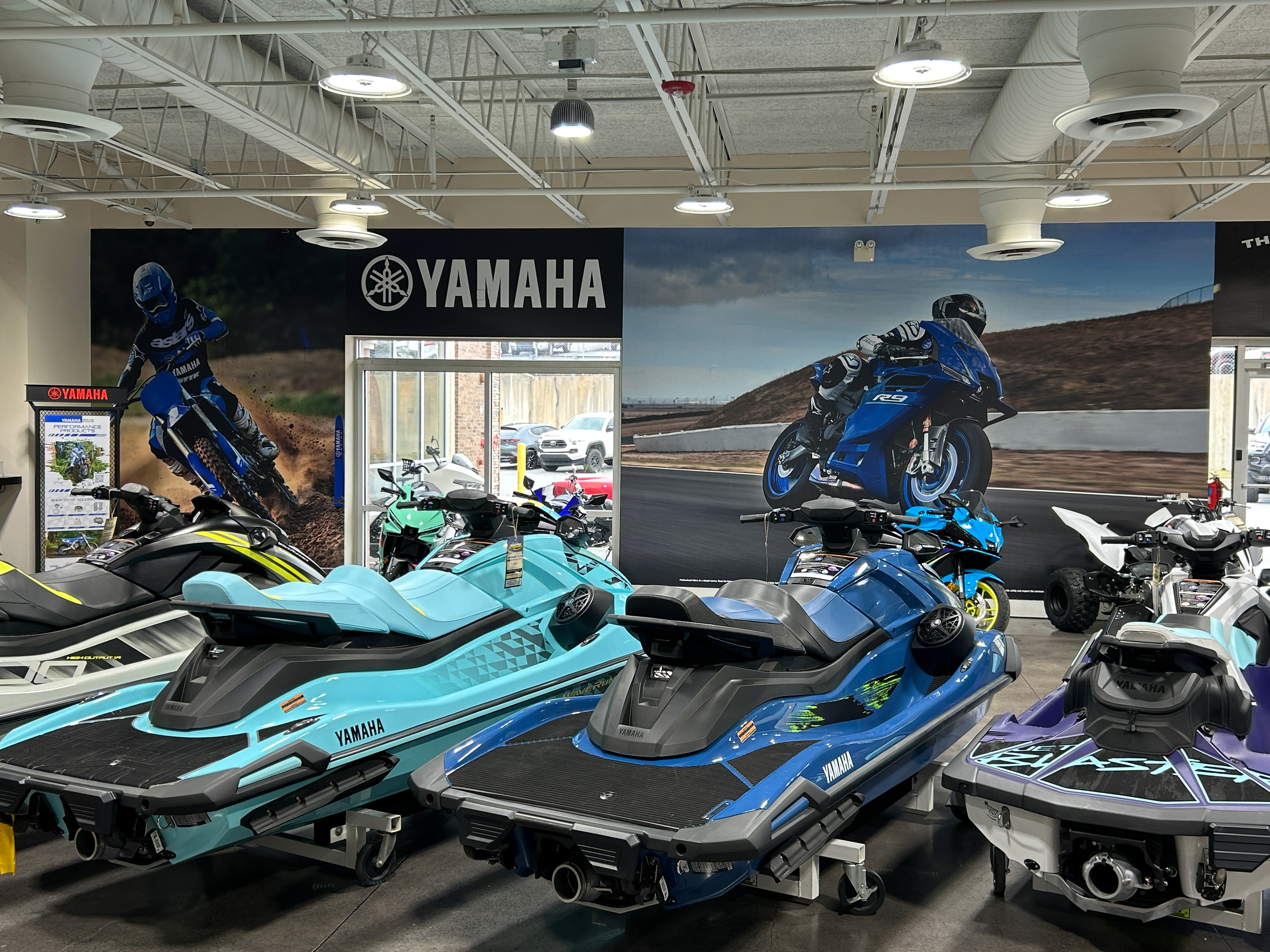 Yamaha dealership wall graphics - 2026