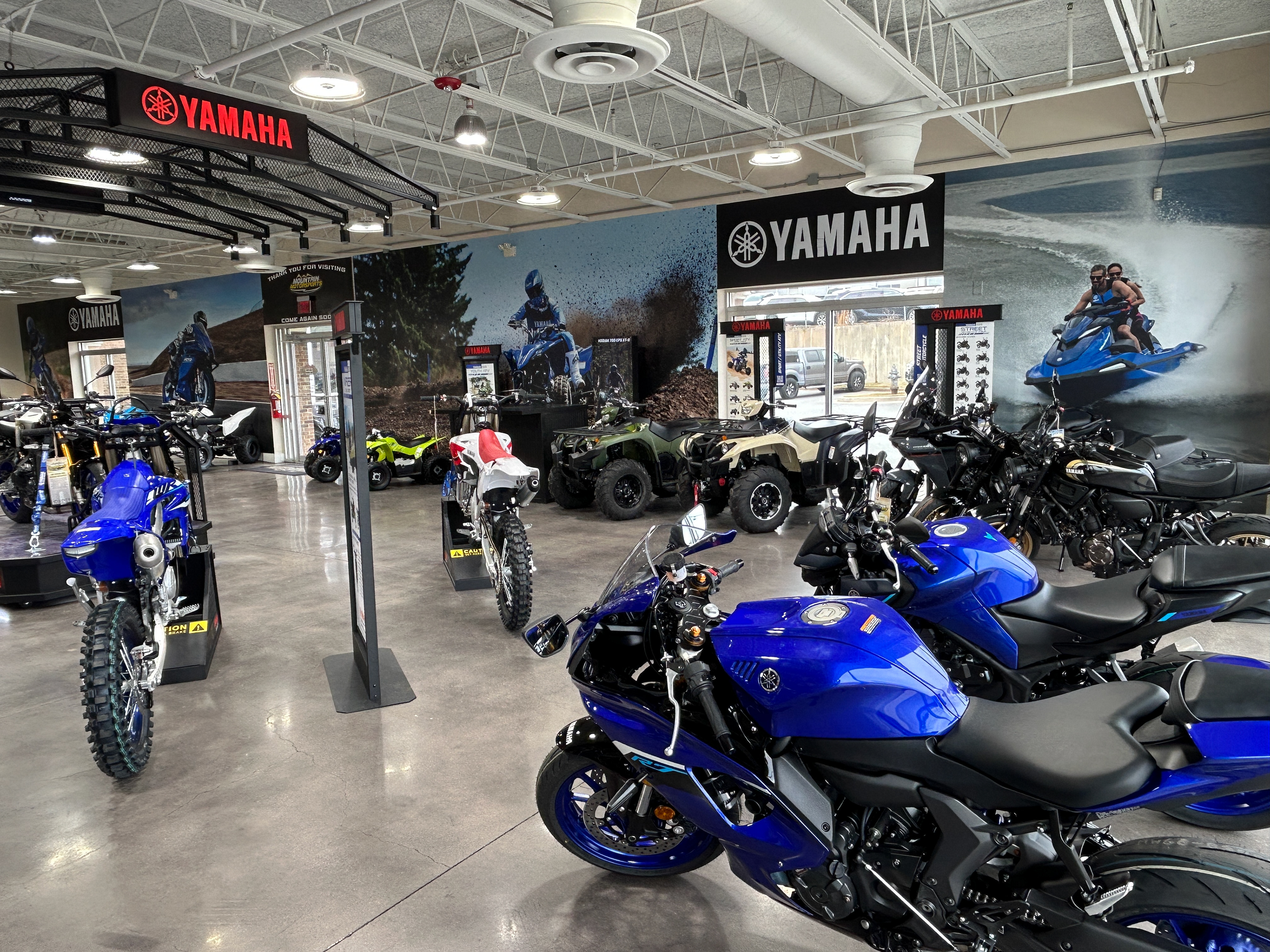 Yamaha dealership wall graphics - 2026
