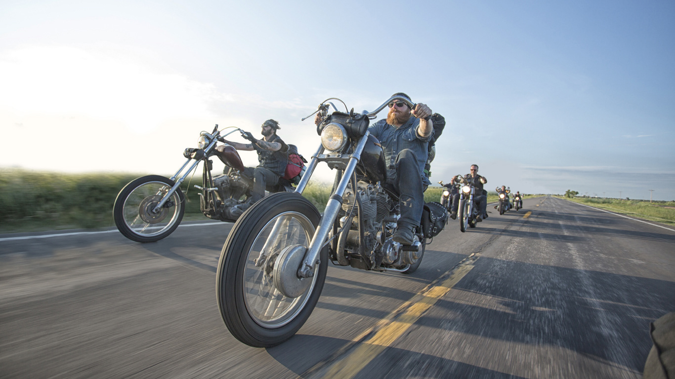 Edited Image; color correction and placing the riders closer together