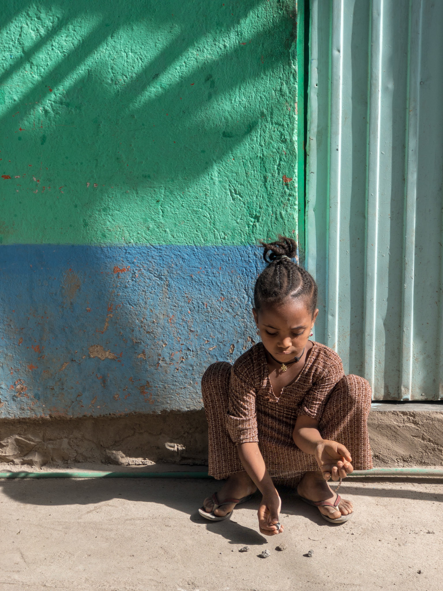 Playing, Abala, Afar, Ethiopia