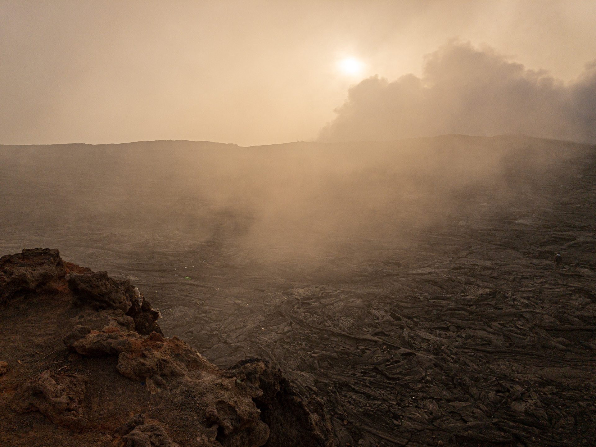 Sunrise, Erte Ale Volcano, Ethiopia
